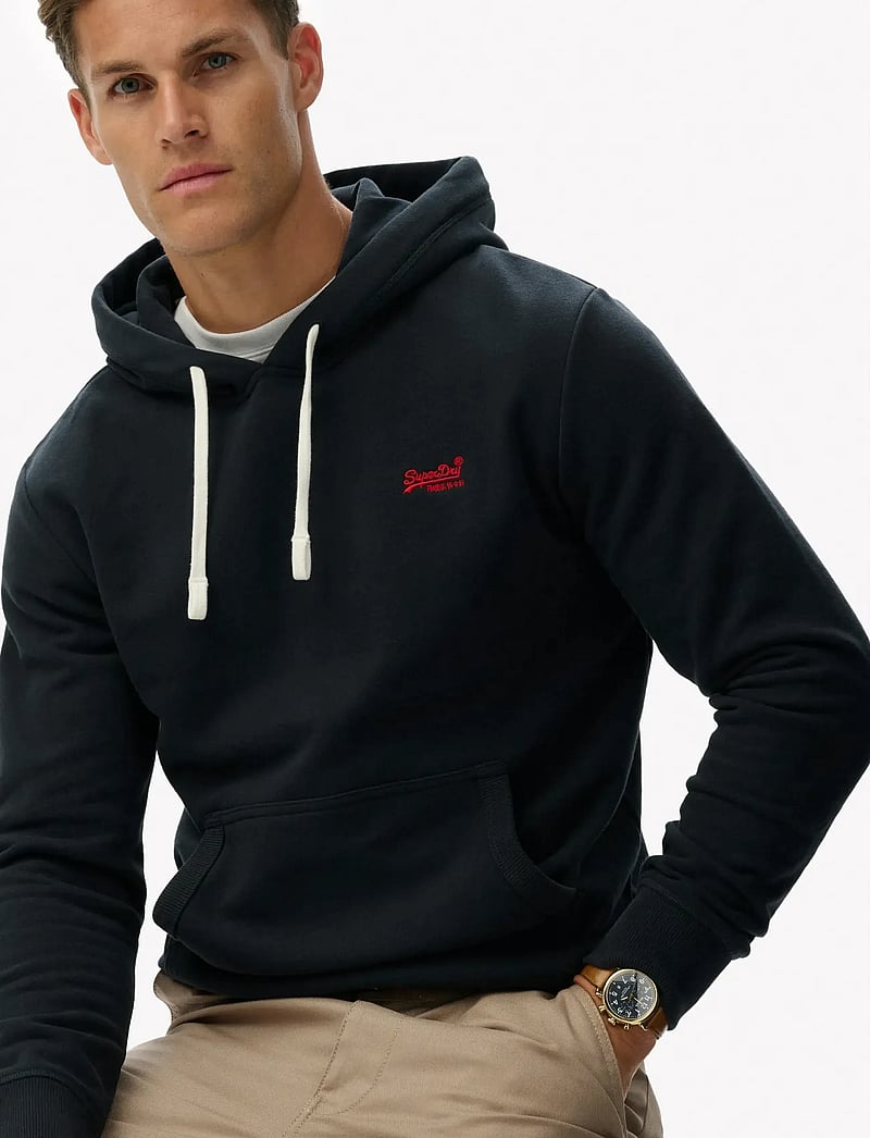 Superdry - ESSENTIAL LOGO CLASSIC HOOD - kapuutsiga dressipluusid - eclipse navy/red - 4