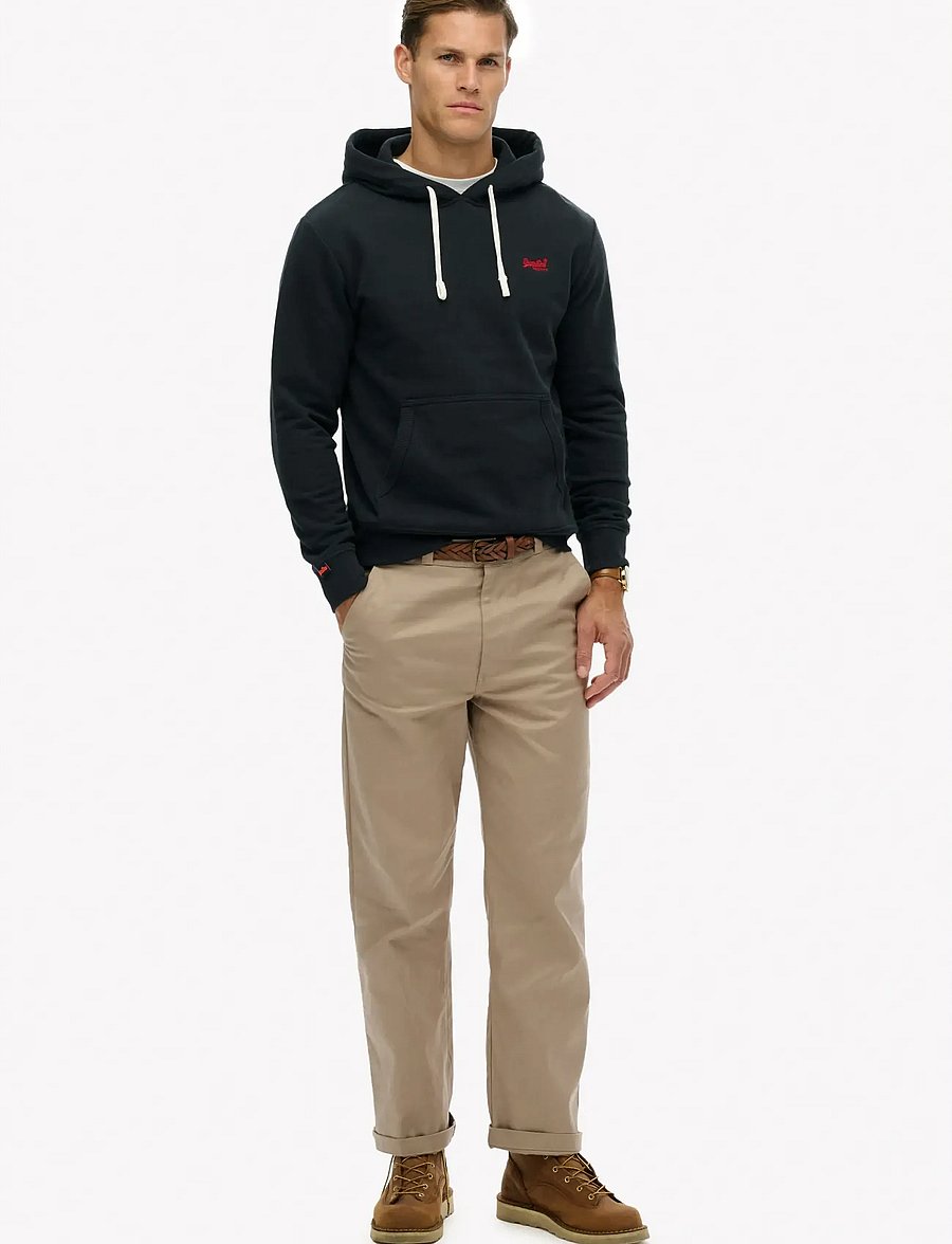 Superdry - ESSENTIAL LOGO CLASSIC HOOD - hoodies - eclipse navy/red - 5