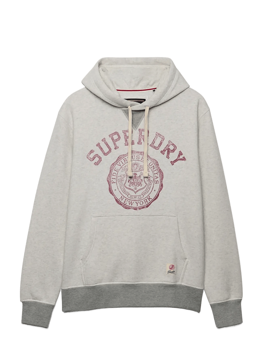Superdry - ATH ESS HOODIE - kapuutsiga pusad - mcqueen marl - 1