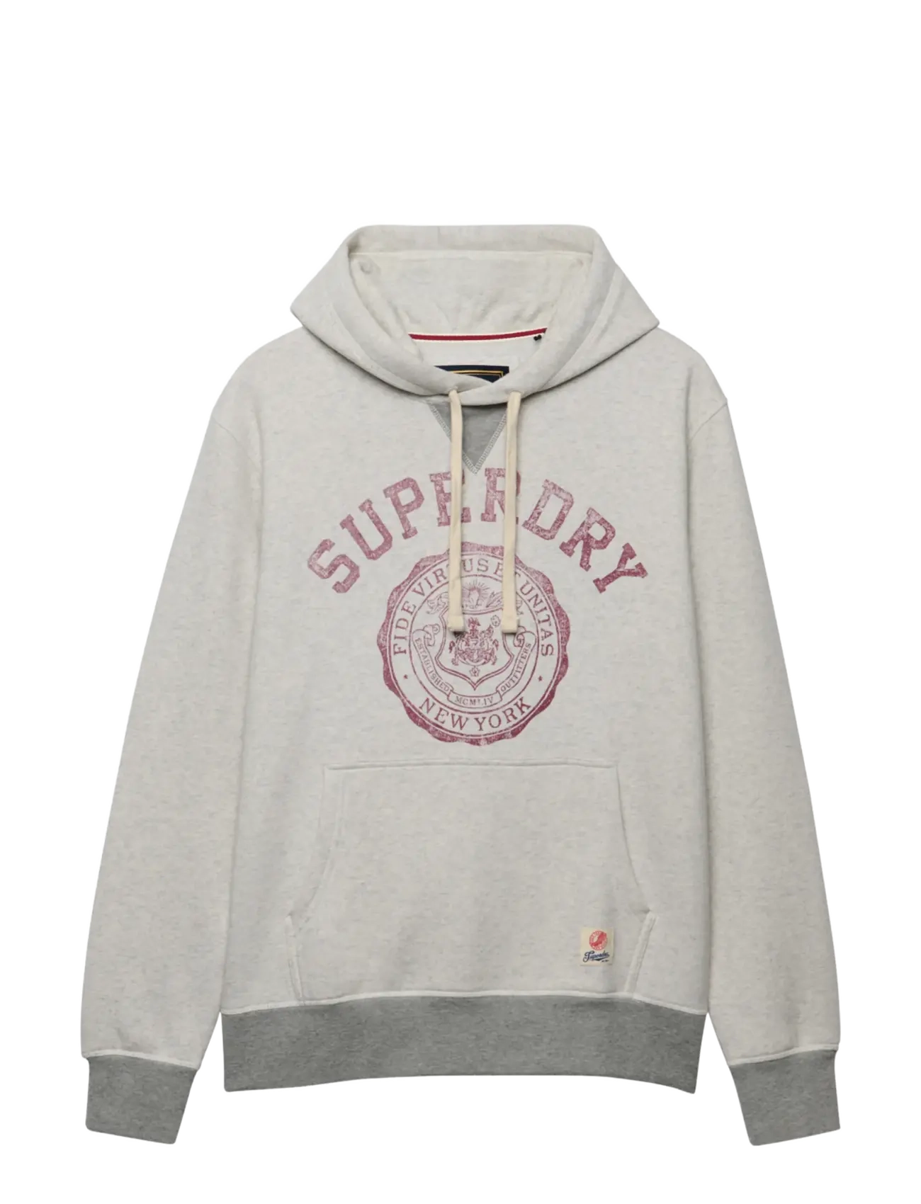 Superdry - ATH ESS HOODIE - kapuutsiga pusad - mcqueen marl - 2