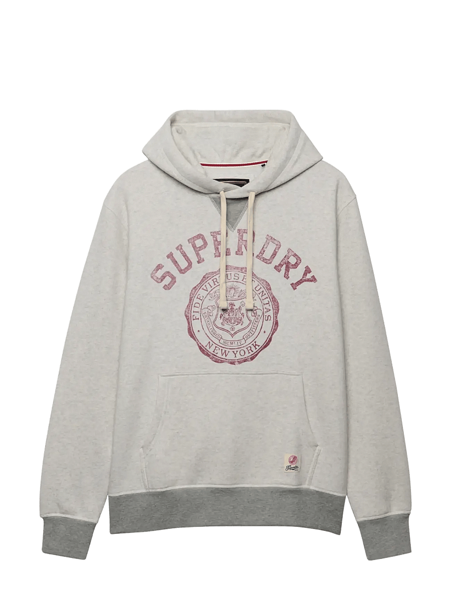 Superdry - ATH ESS HOODIE - kapuutsiga pusad - mcqueen marl - 2