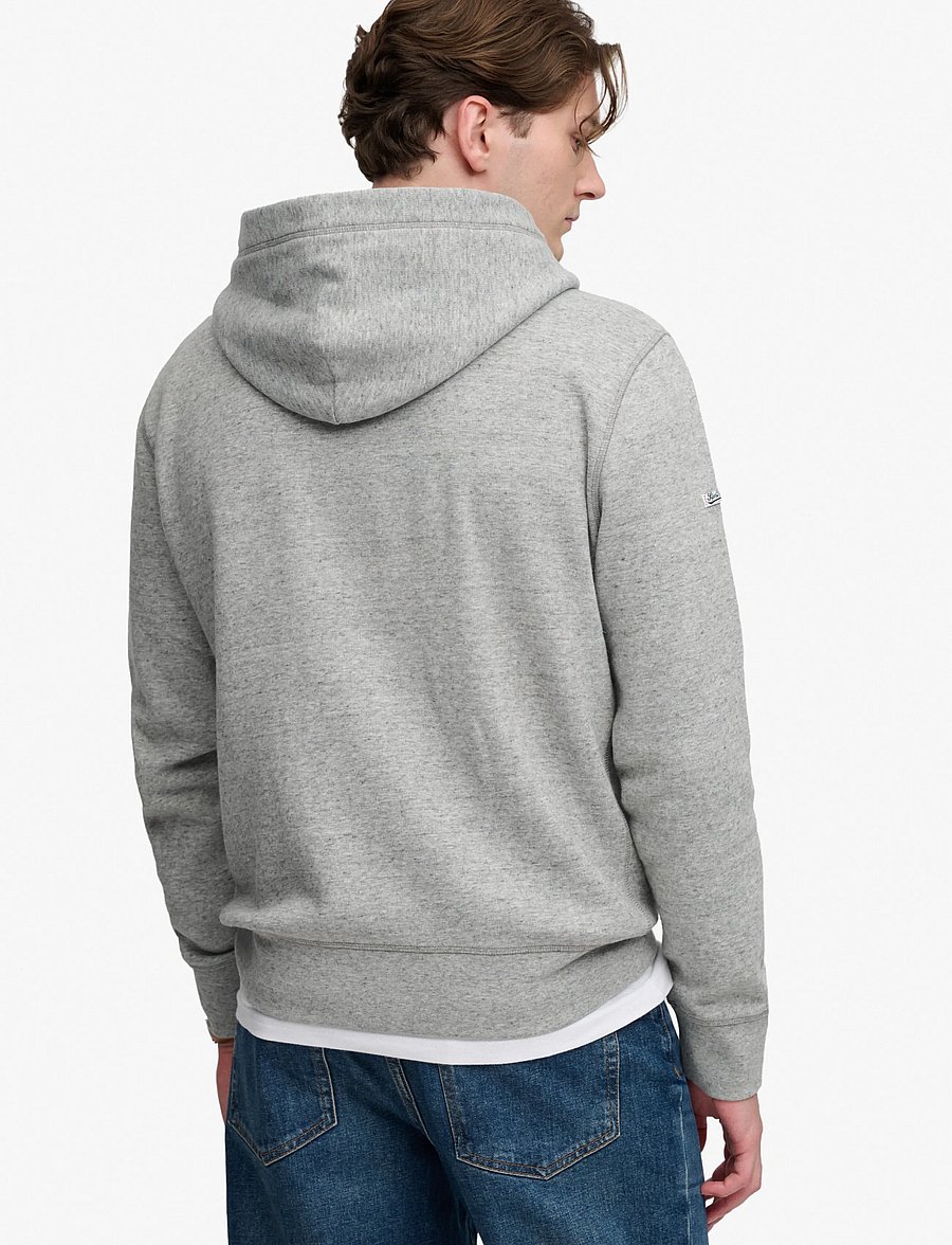 Superdry - VINTAGE SCRIPT HOOD - hoodies - athletic grey marl - 3