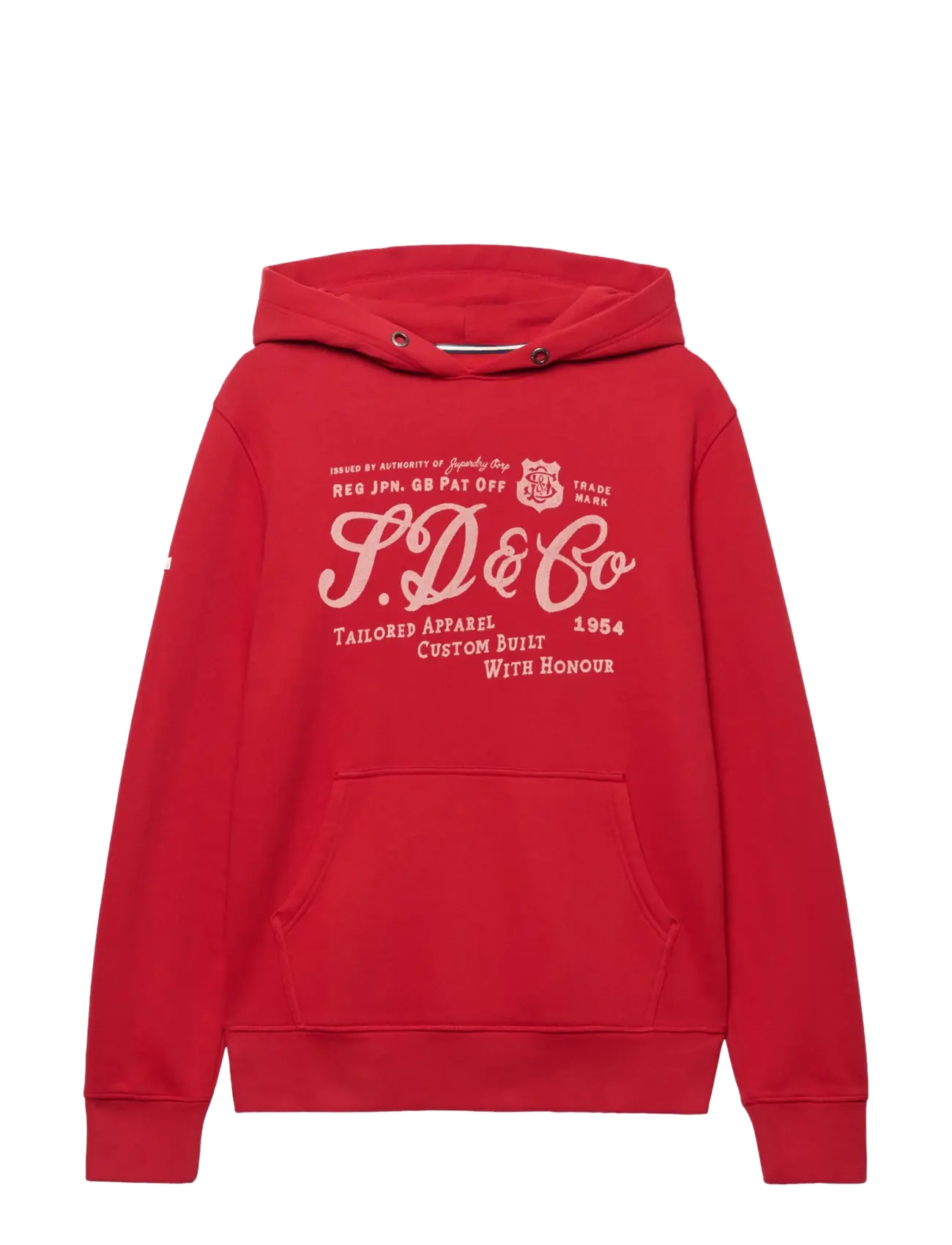 Superdry - VINTAGE SCRIPT HOOD - hoodies - expedition red - 2