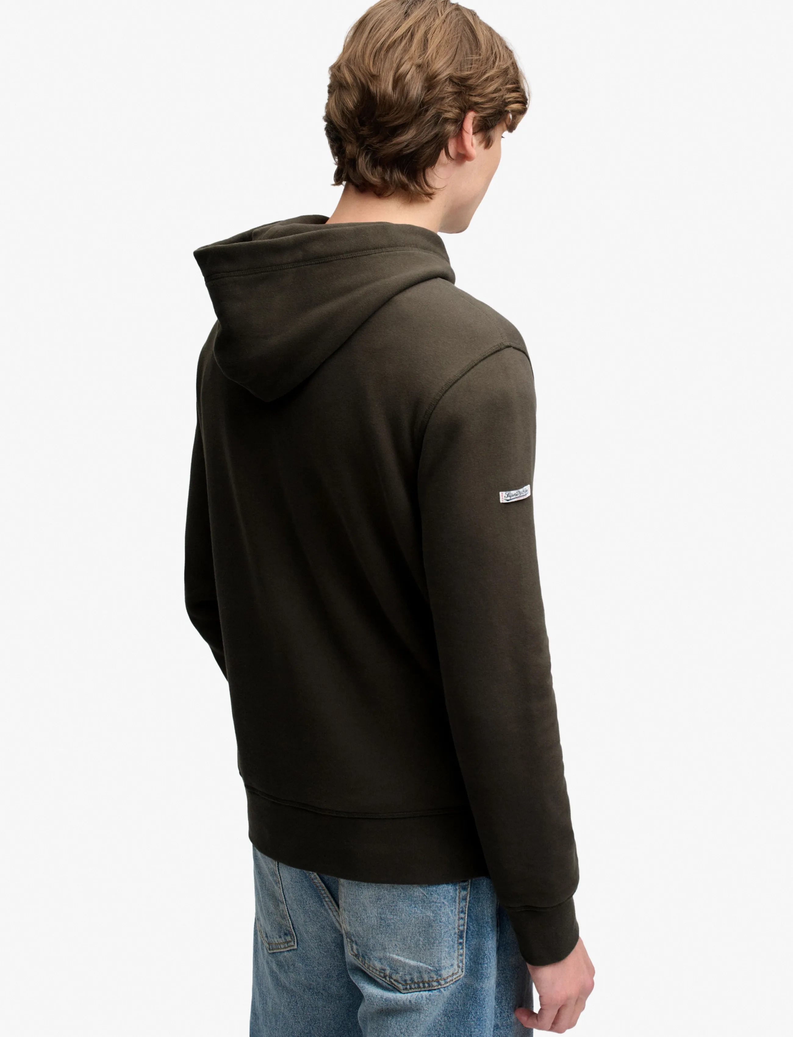 Superdry - VINTAGE SCRIPT HOOD - kapuutsiga pusad - vintage black - 3