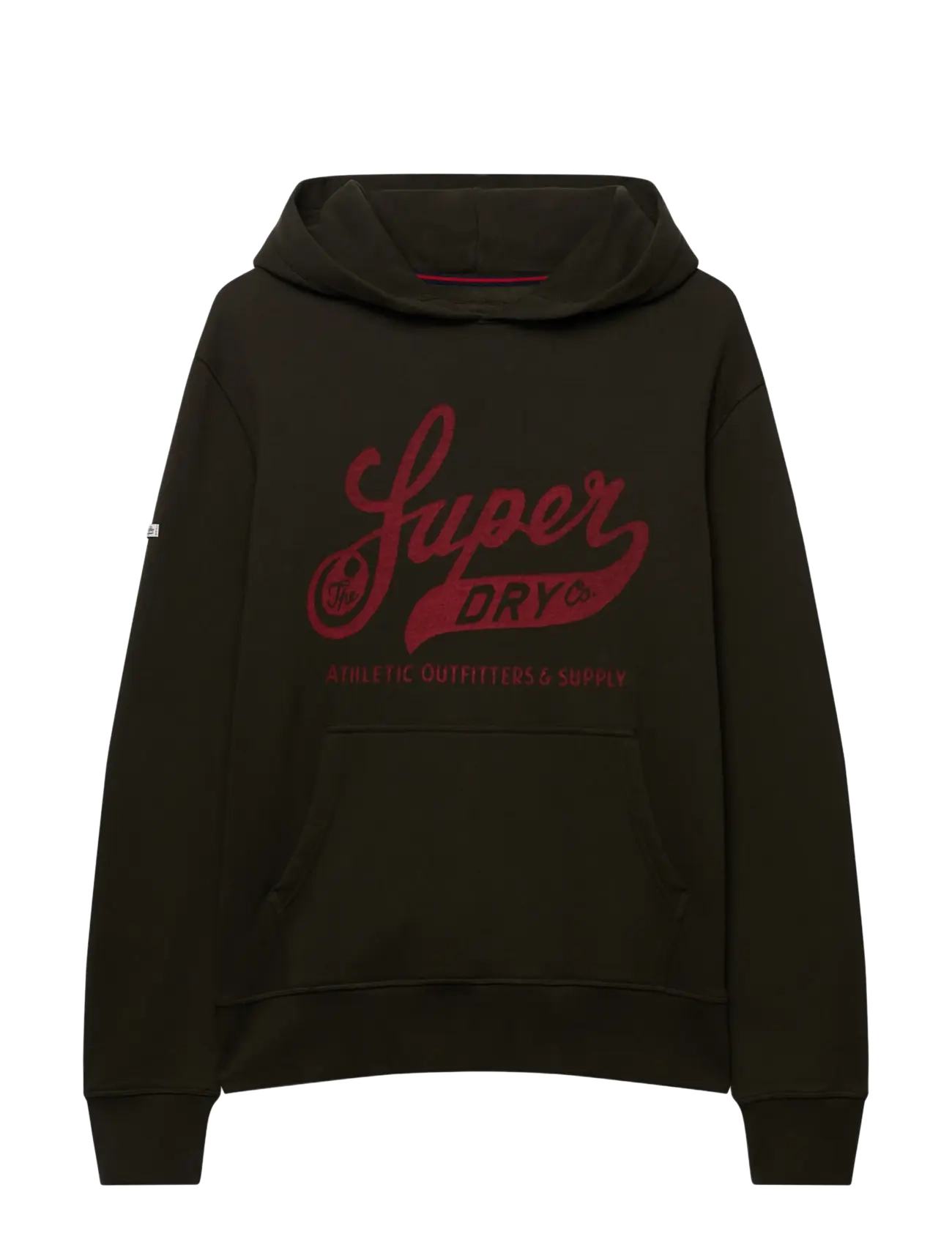 Superdry - VINTAGE SCRIPT HOOD - kapuutsiga pusad - vintage black - 2
