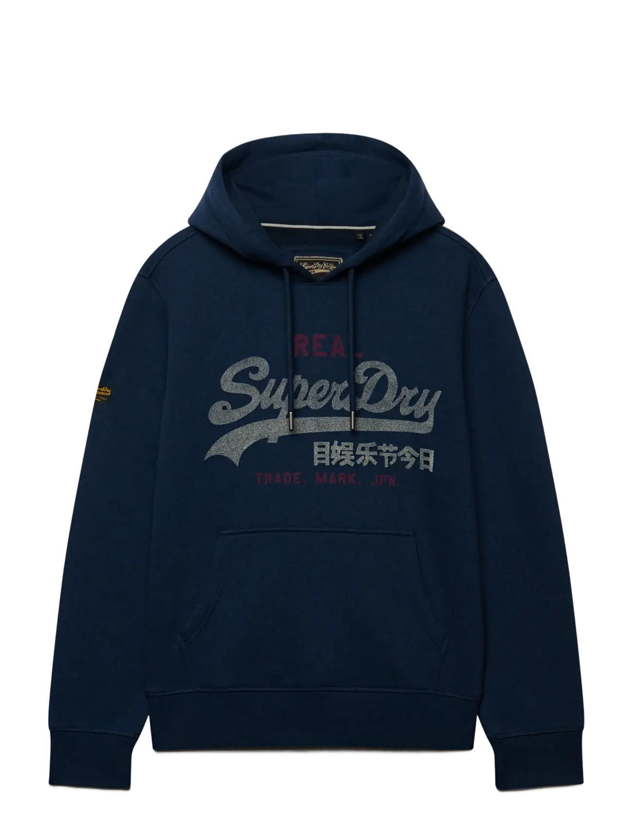 Superdry - VL HERITAGE RELAXED HOOD - hoodies - deep sea blue marl - 1