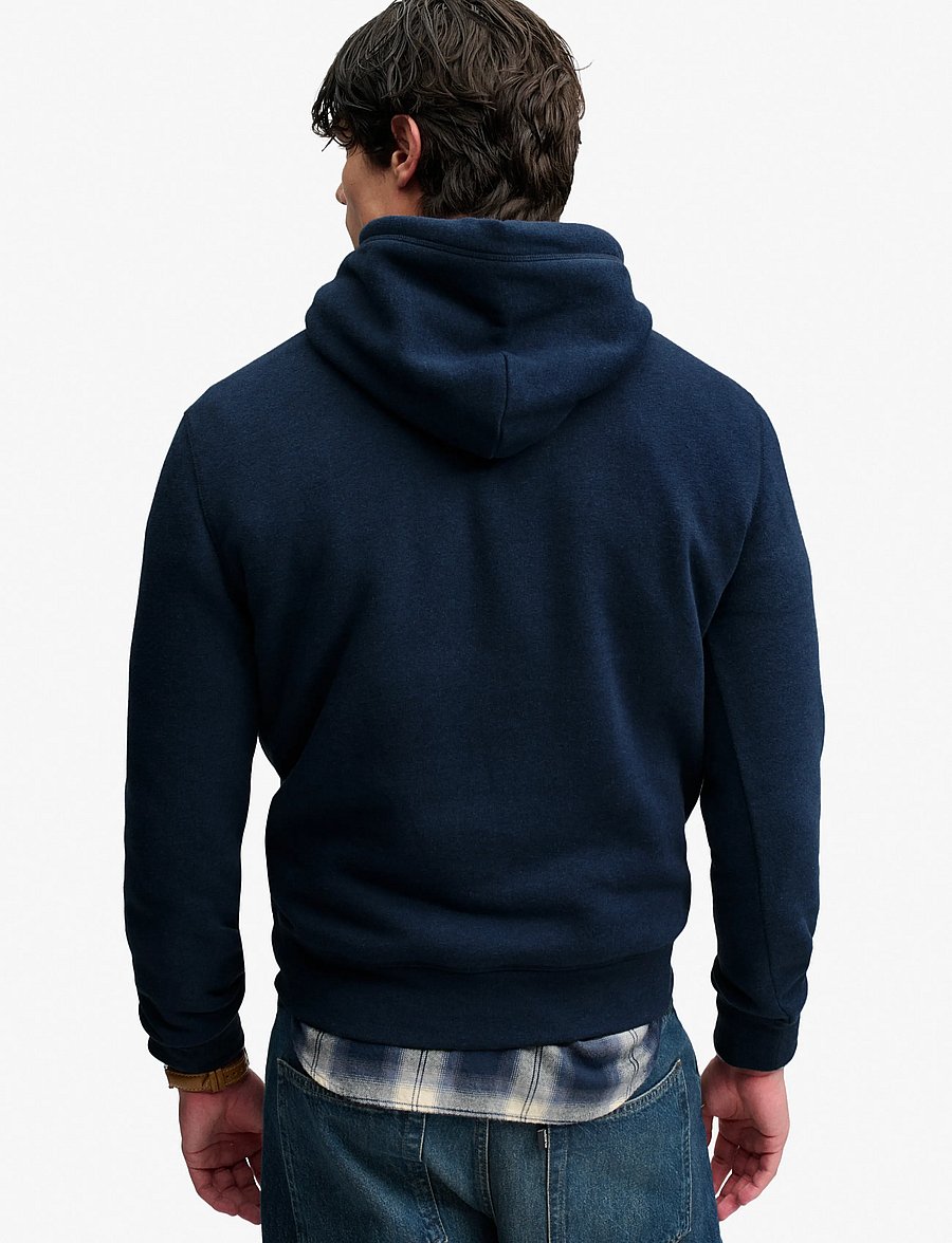 Superdry - VL HERITAGE RELAXED HOOD - hoodies - deep sea blue marl - 2