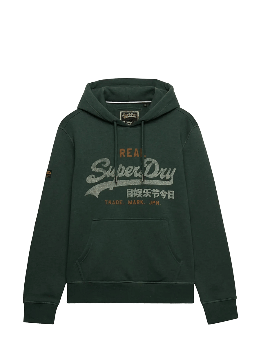 Superdry - VL HERITAGE RELAXED HOOD - hoodies - denver green marl - 2