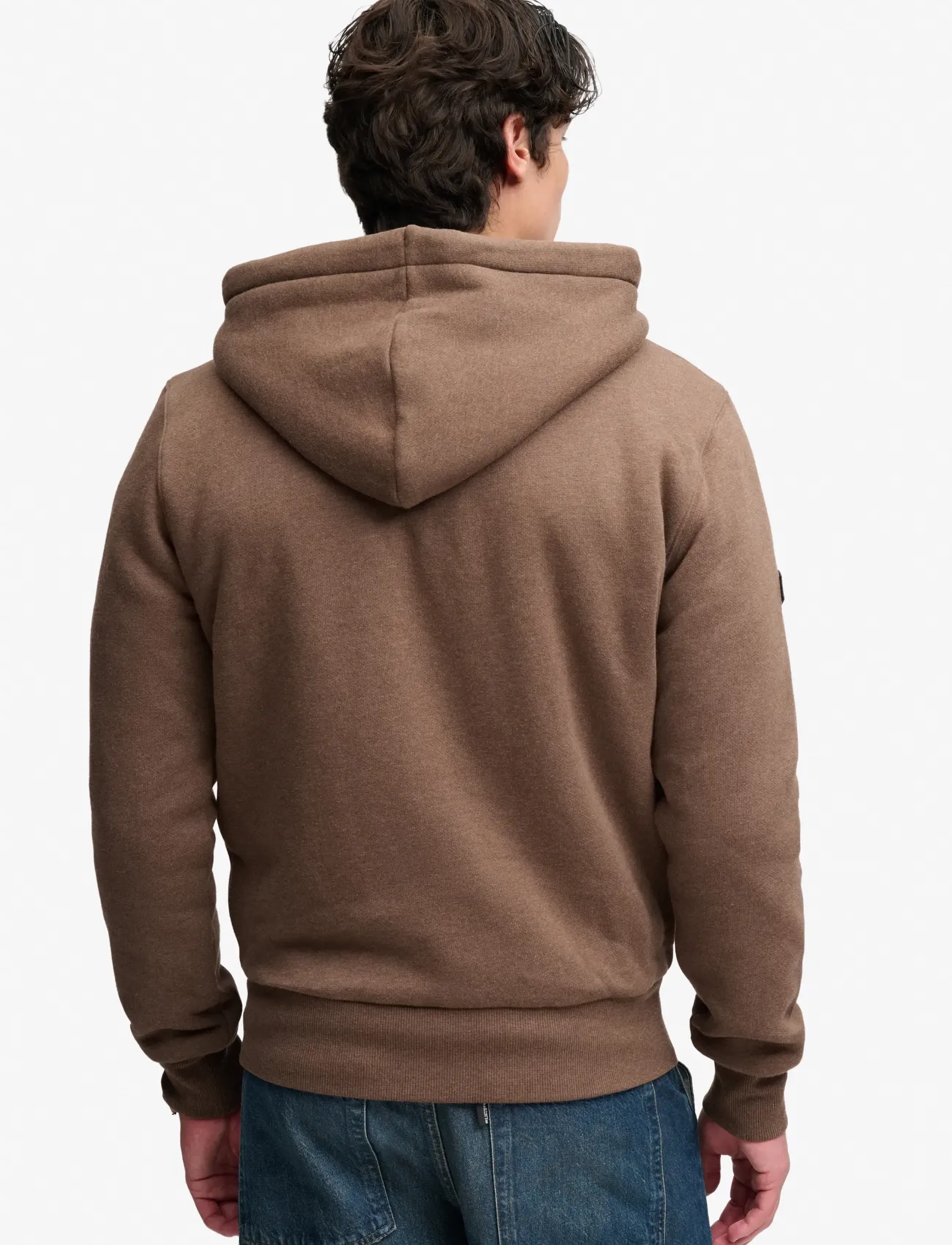 Superdry Borg Lined Ziphood hoodies herr – bild 2