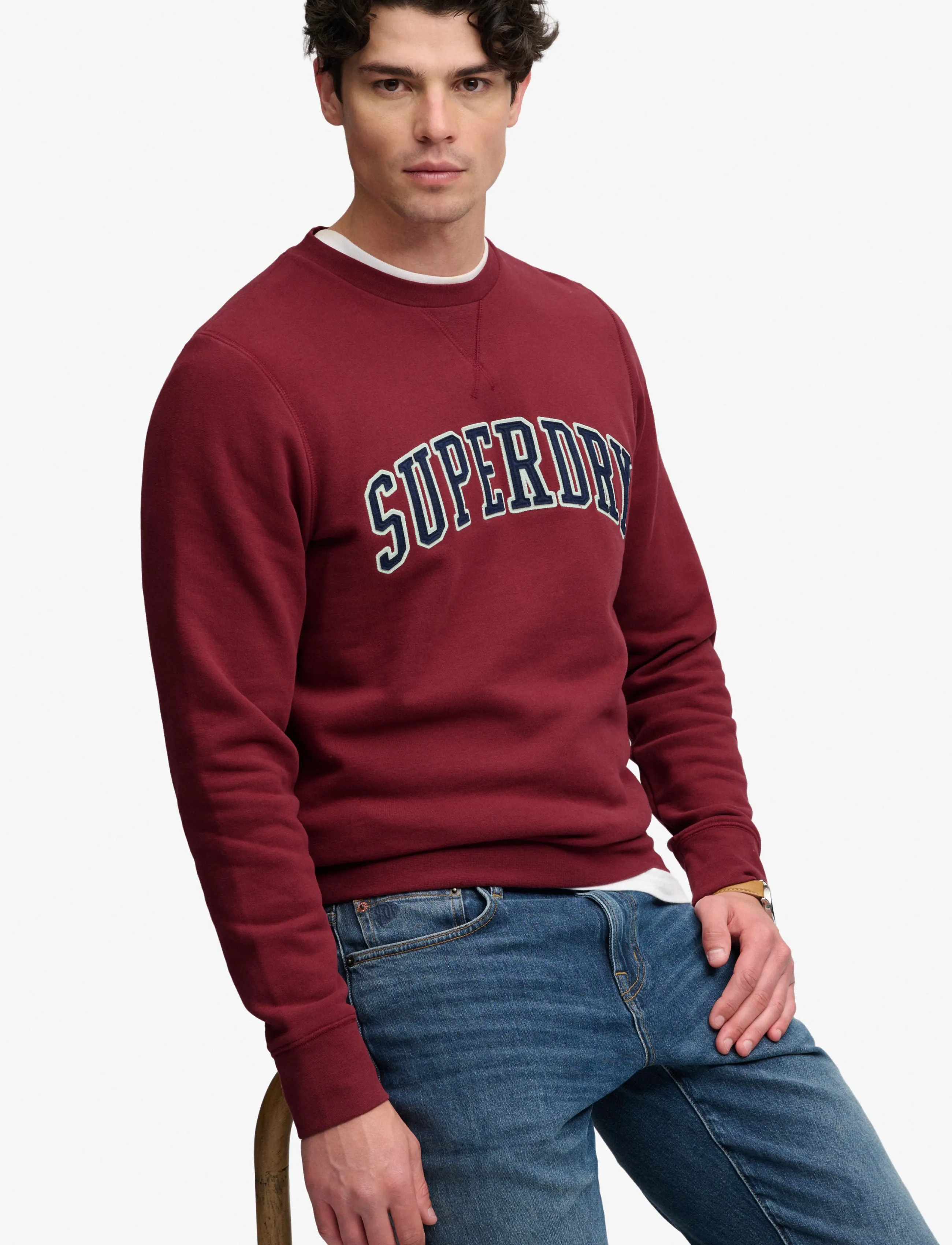 Superdry Athletic Applique Relaxed-tröja herr – bild 6