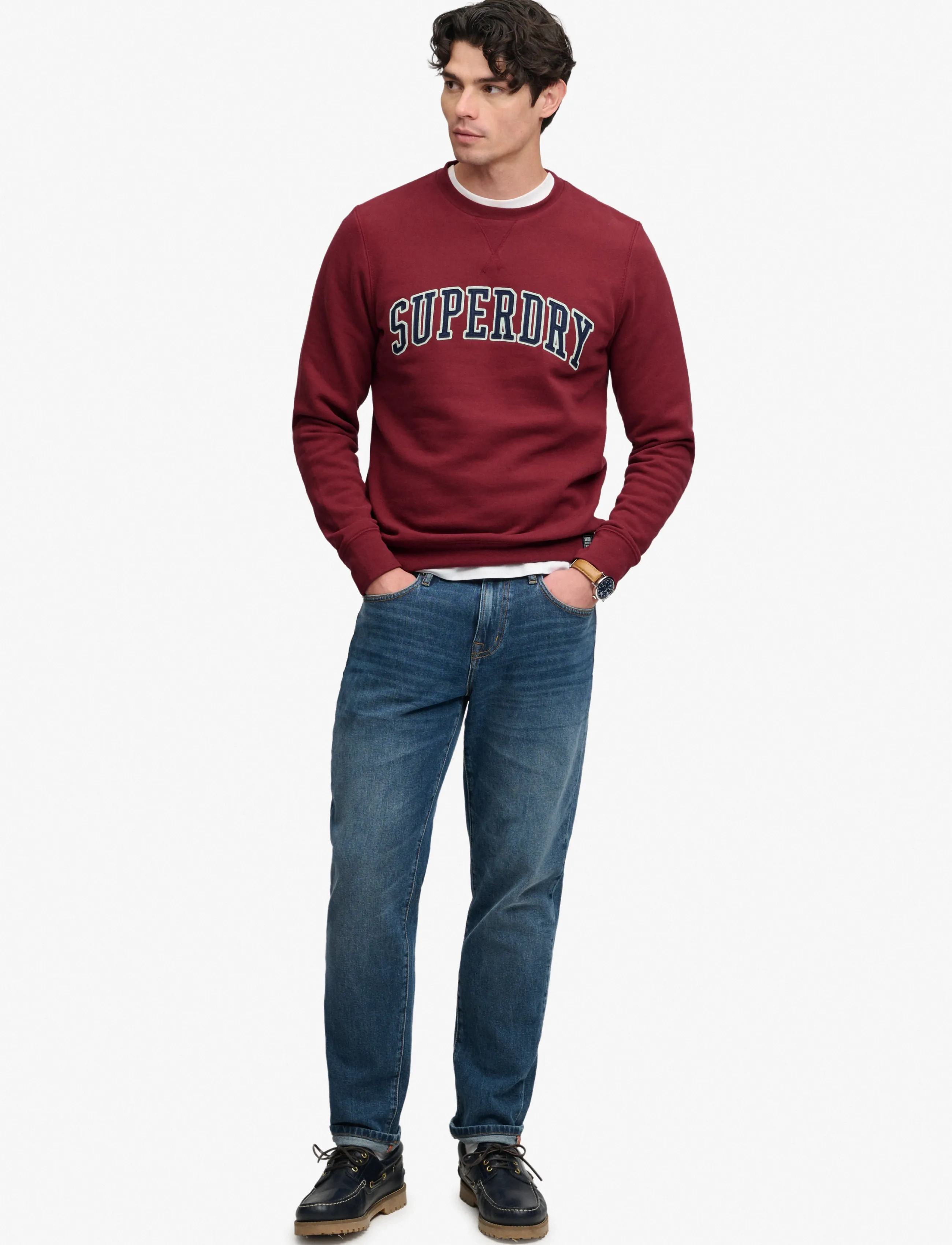 Superdry Athletic Applique Relaxed-tröja herr – bild 7