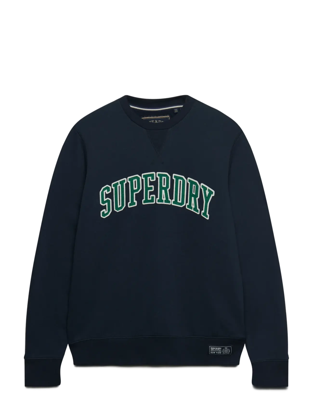 Superdry - ATHLETIC APPLIQUE RELAXED CREW - kollektioner - eclipse navy - 1