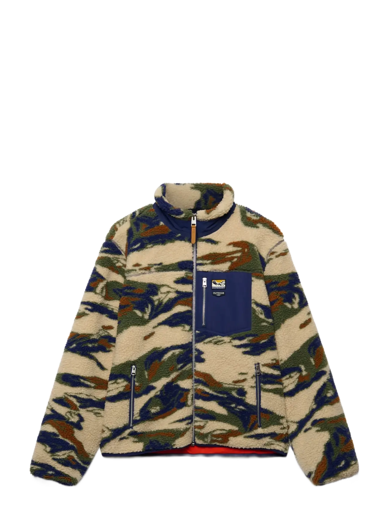 Superdry - TERRAIN FLEECE ZIP THRU - fall jackets - khaki terrain - 1