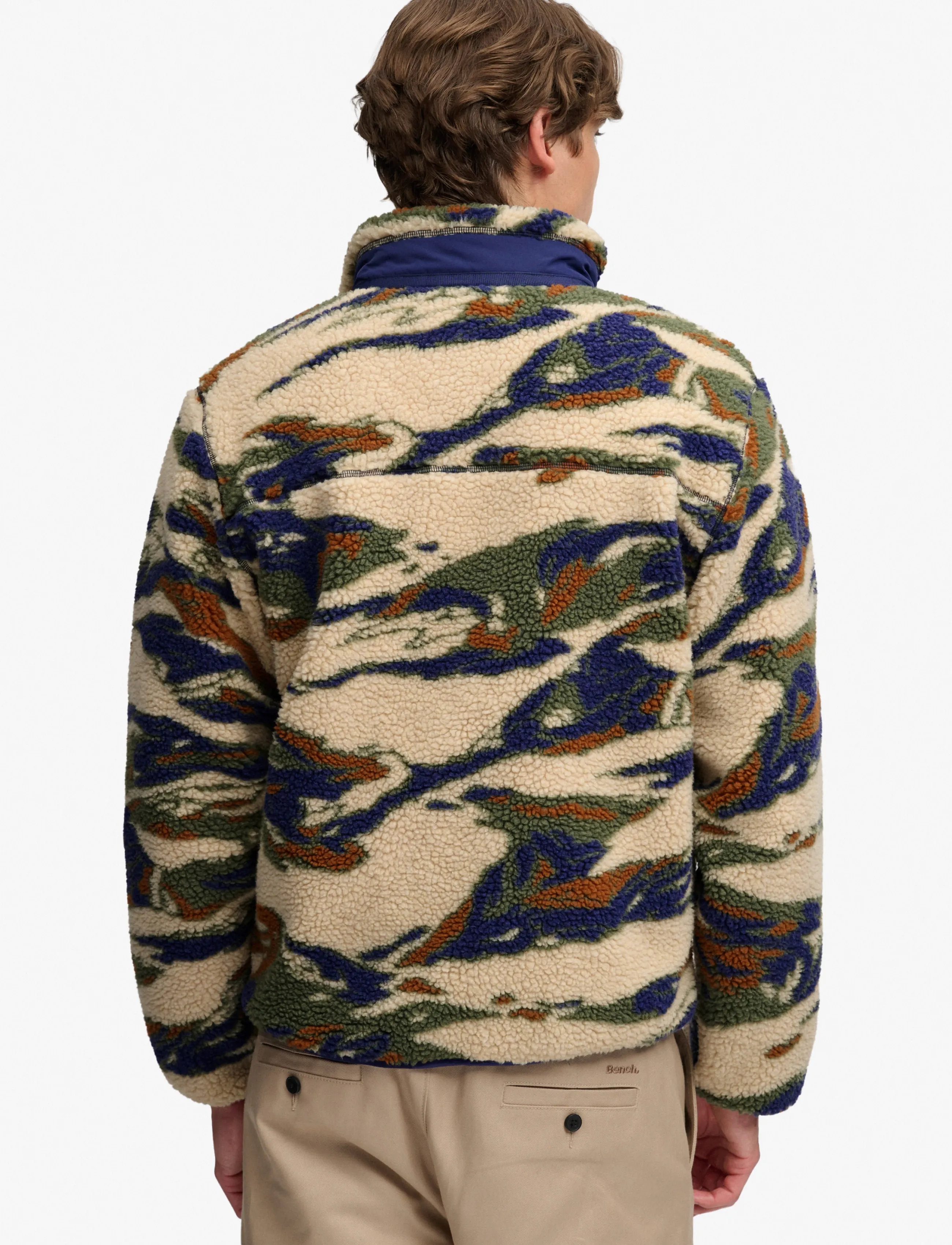 Superdry - TERRAIN FLEECE ZIP THRU - fall jackets - khaki terrain - 3