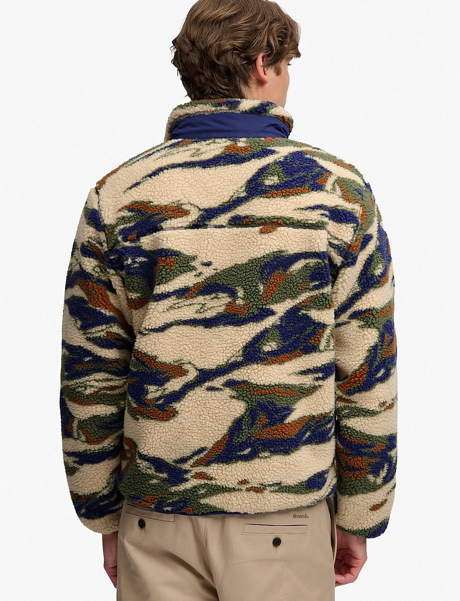 Superdry - TERRAIN FLEECE ZIP THRU - fall jackets - khaki terrain - 3
