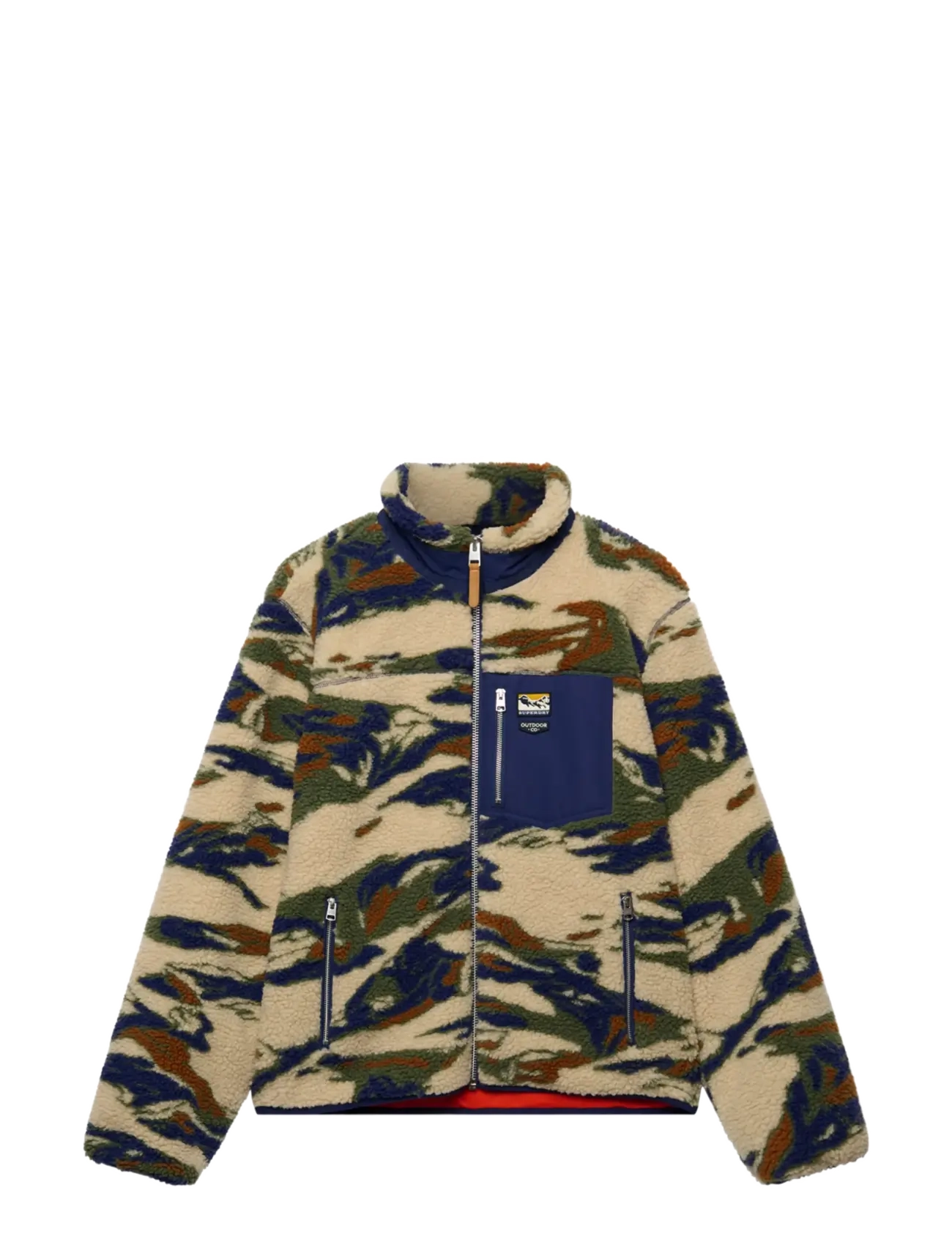 Superdry - TERRAIN FLEECE ZIP THRU - fall jackets - khaki terrain - 2