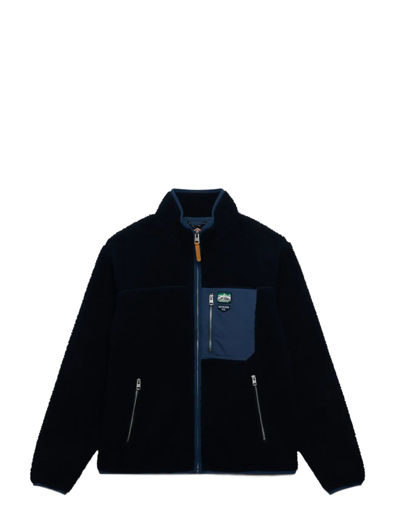 Superdry - VINTAGE RETRO FULL ZIP FLEECE - fall jackets - eclipse navy/navy - 1