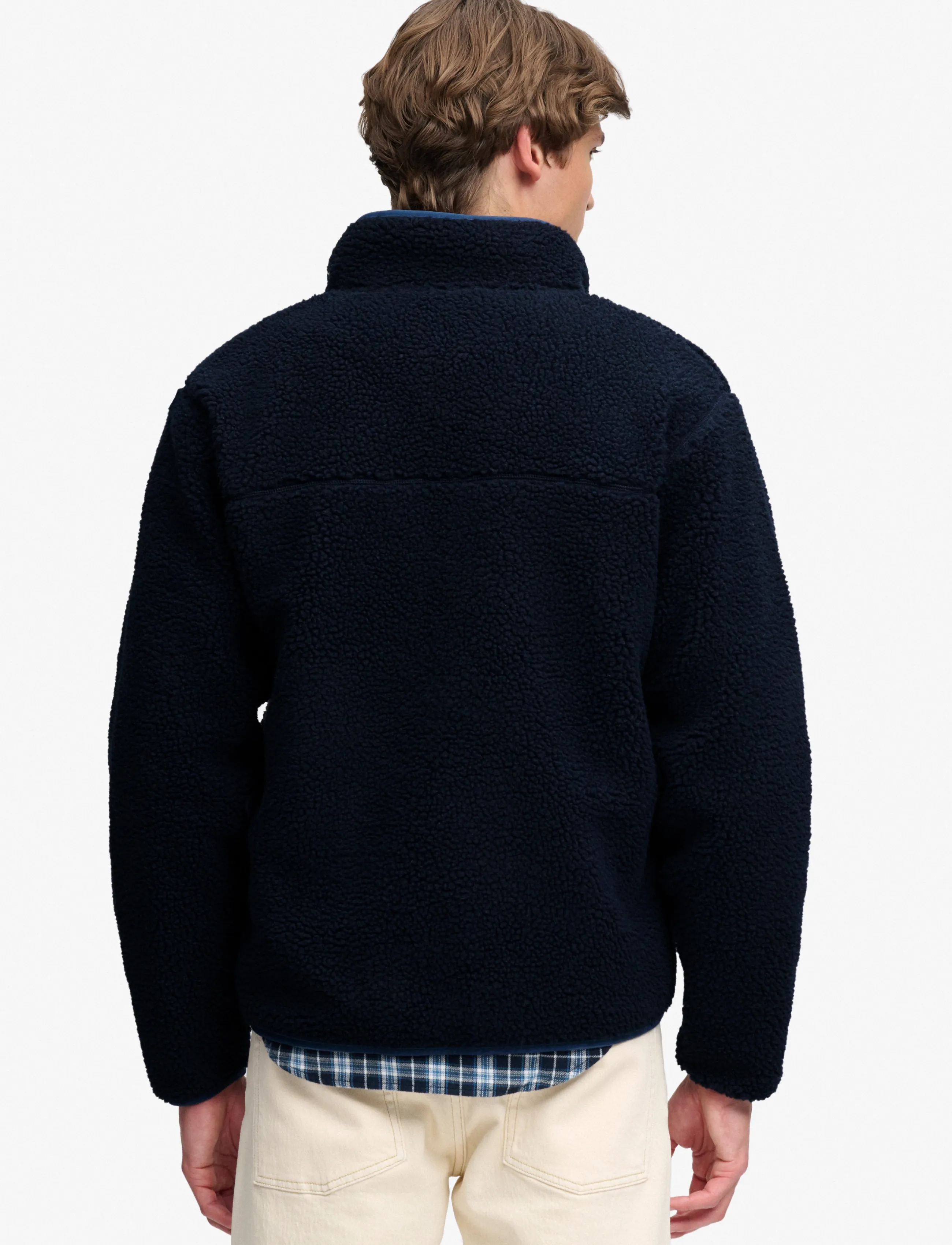 Superdry - VINTAGE RETRO FULL ZIP FLEECE - fall jackets - eclipse navy/navy - 3