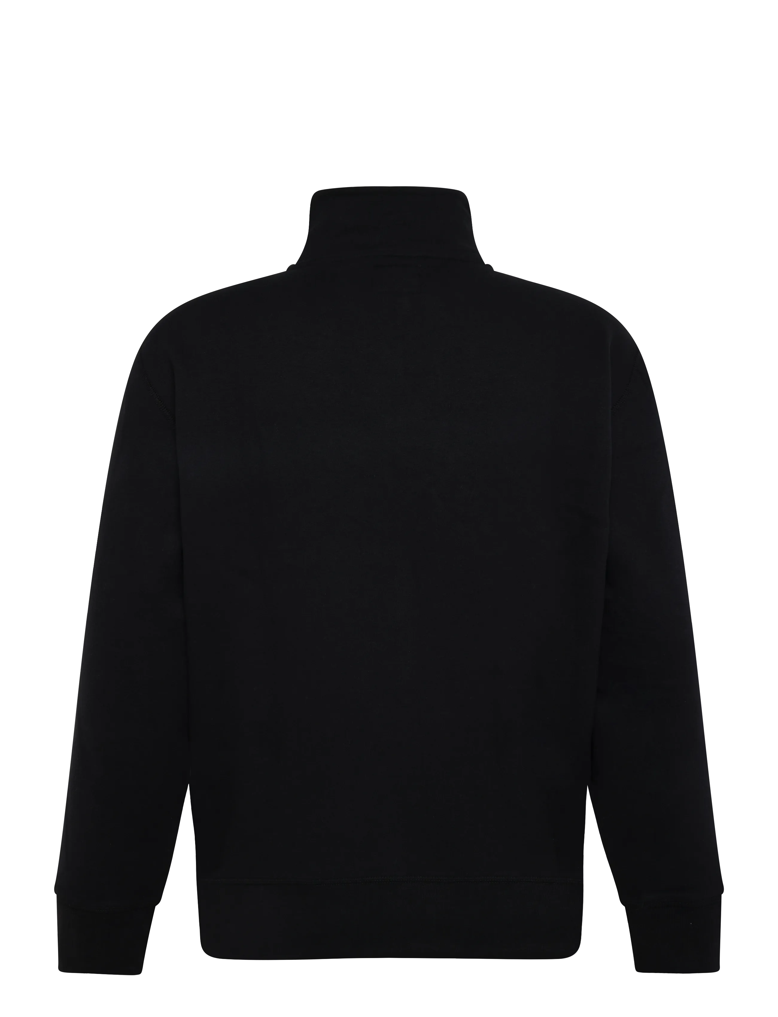 Superdry - ESSENTIAL SERIF LOGO HALF ZIP - swetry zapinane do połowy - black - 2