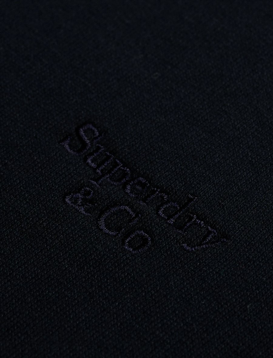 Superdry - ESSENTIAL SERIF LOGO HALF ZIP - half zip-tröjor - dark navy - 5