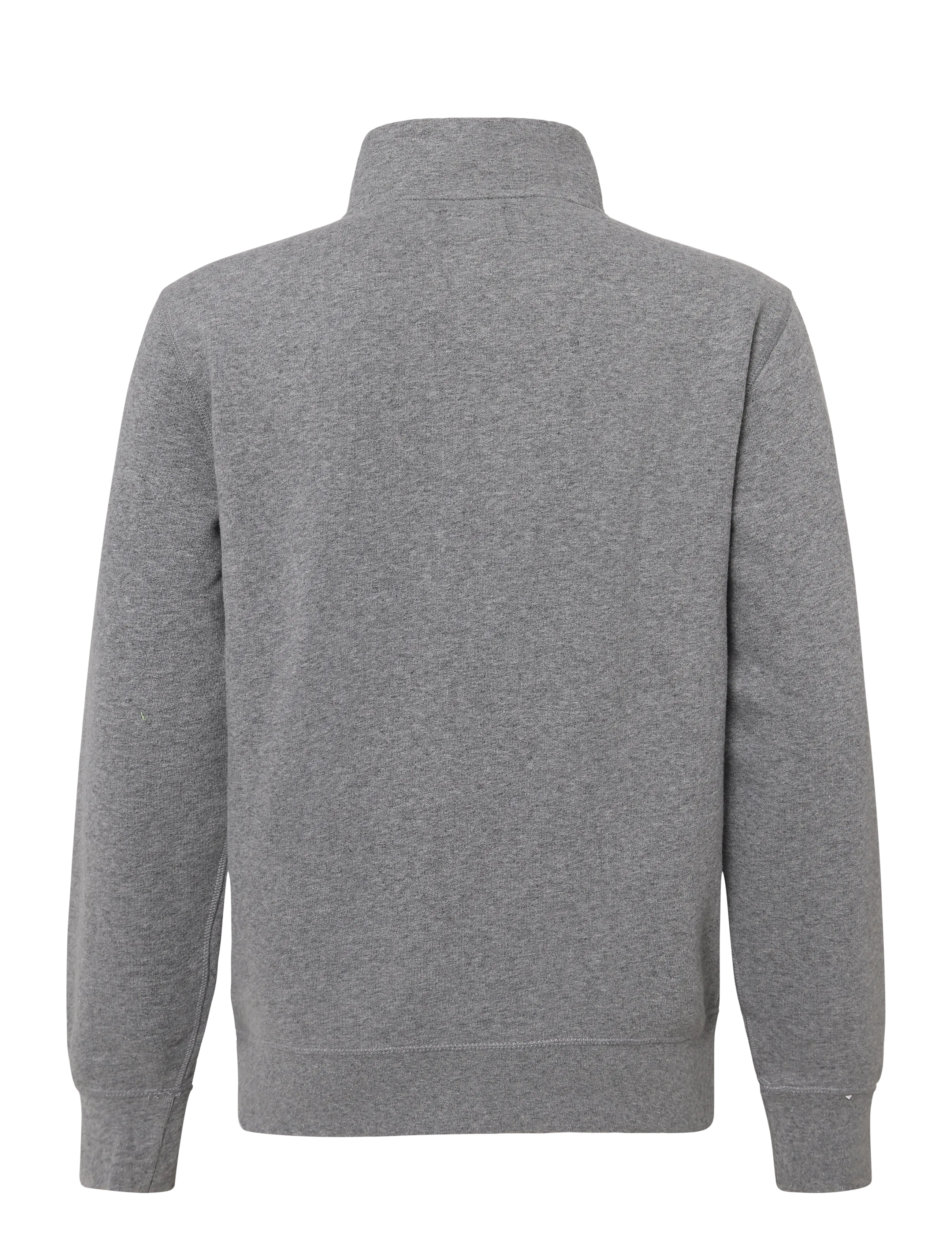 Superdry - ESSENTIAL SERIF LOGO HALF ZIP - pullover mit halbem reißverschluss - dark vintage grey marl - 2