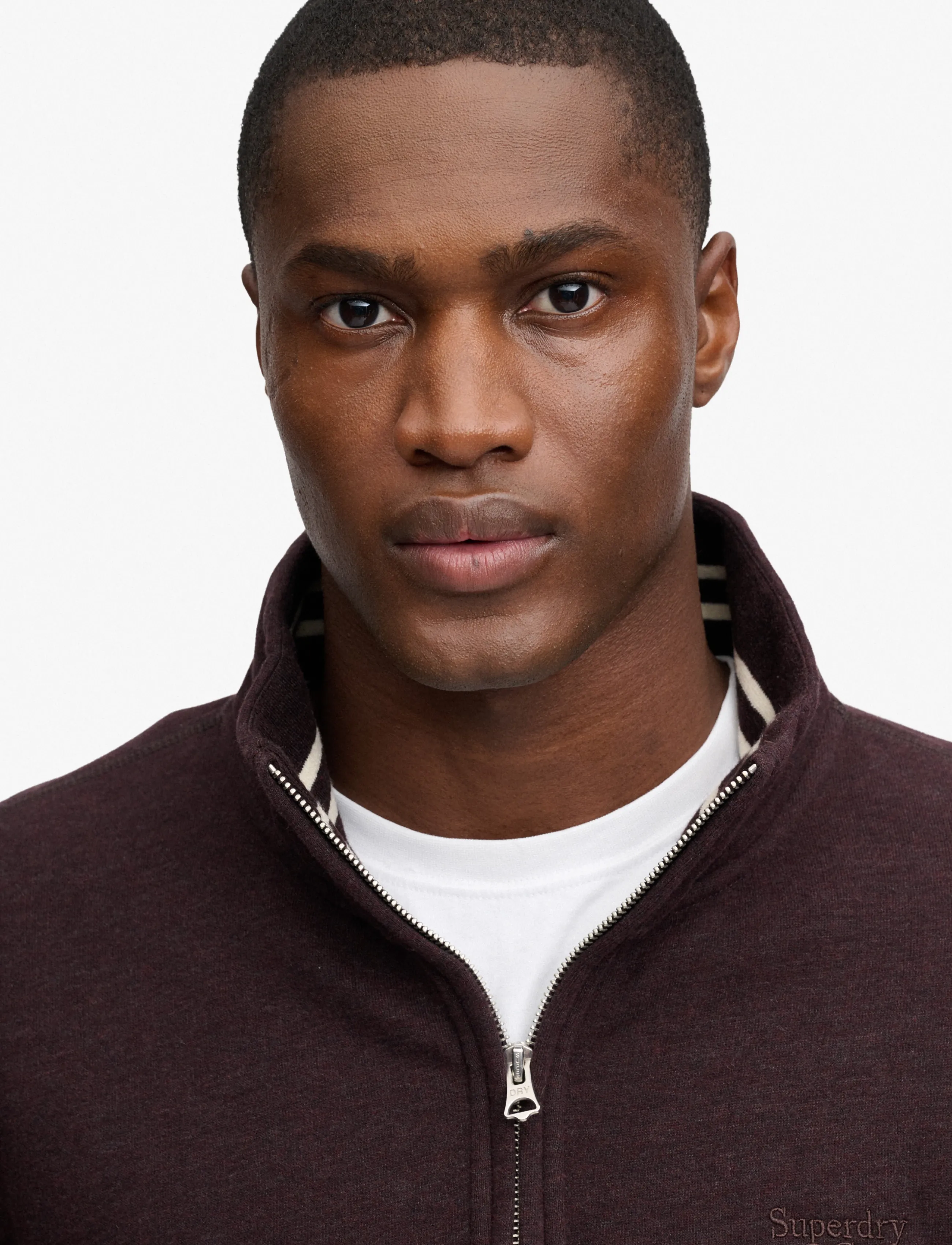 Superdry Essential Serif Logo Half Zip herr – bild 3
