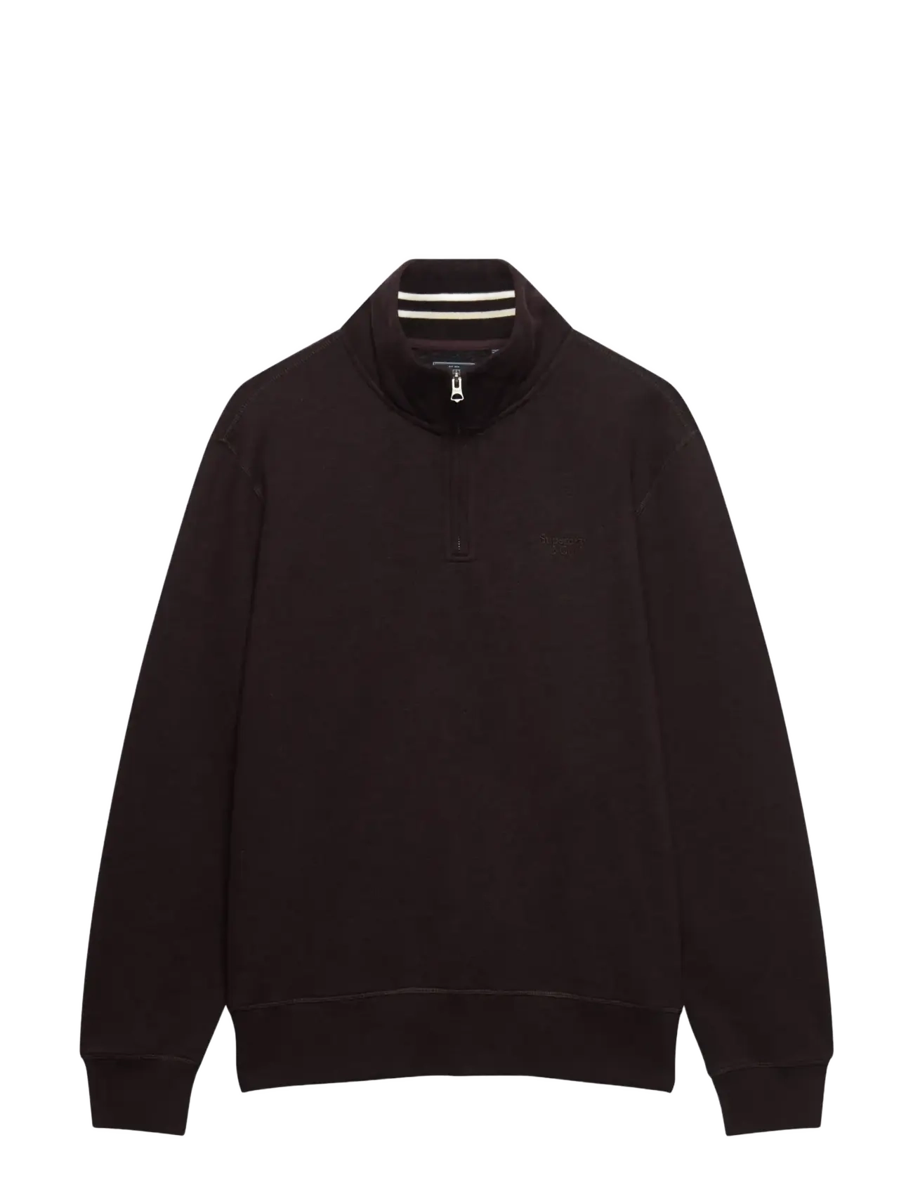 Superdry - ESSENTIAL SERIF LOGO HALF ZIP - sweatshirts - heritage port marl - 2