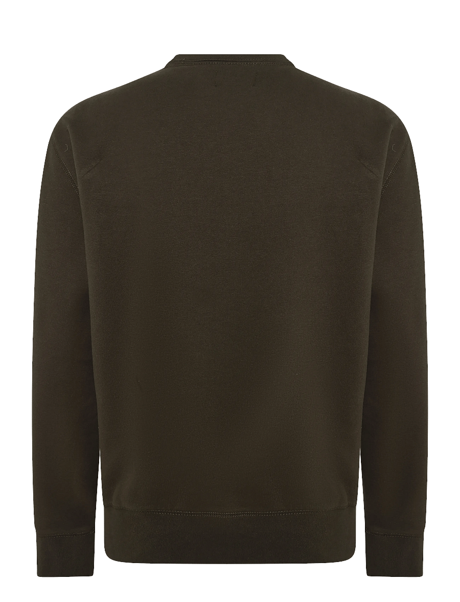 Superdry - ESSENTIAL STACKED LOGO CREW - sweatshirts - dark grey green - 2