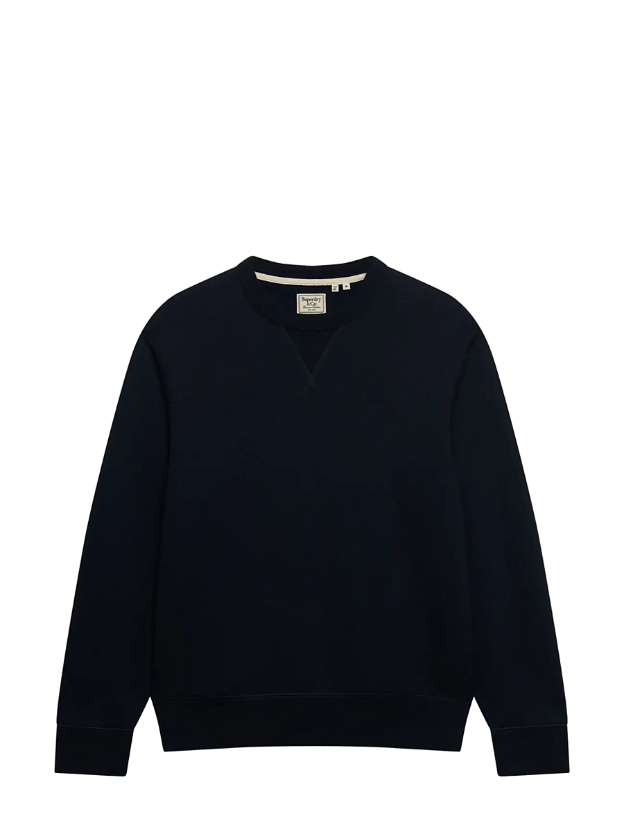 Superdry - ESSENTIAL STACKED LOGO CREW - kollektioner - dark navy - 1