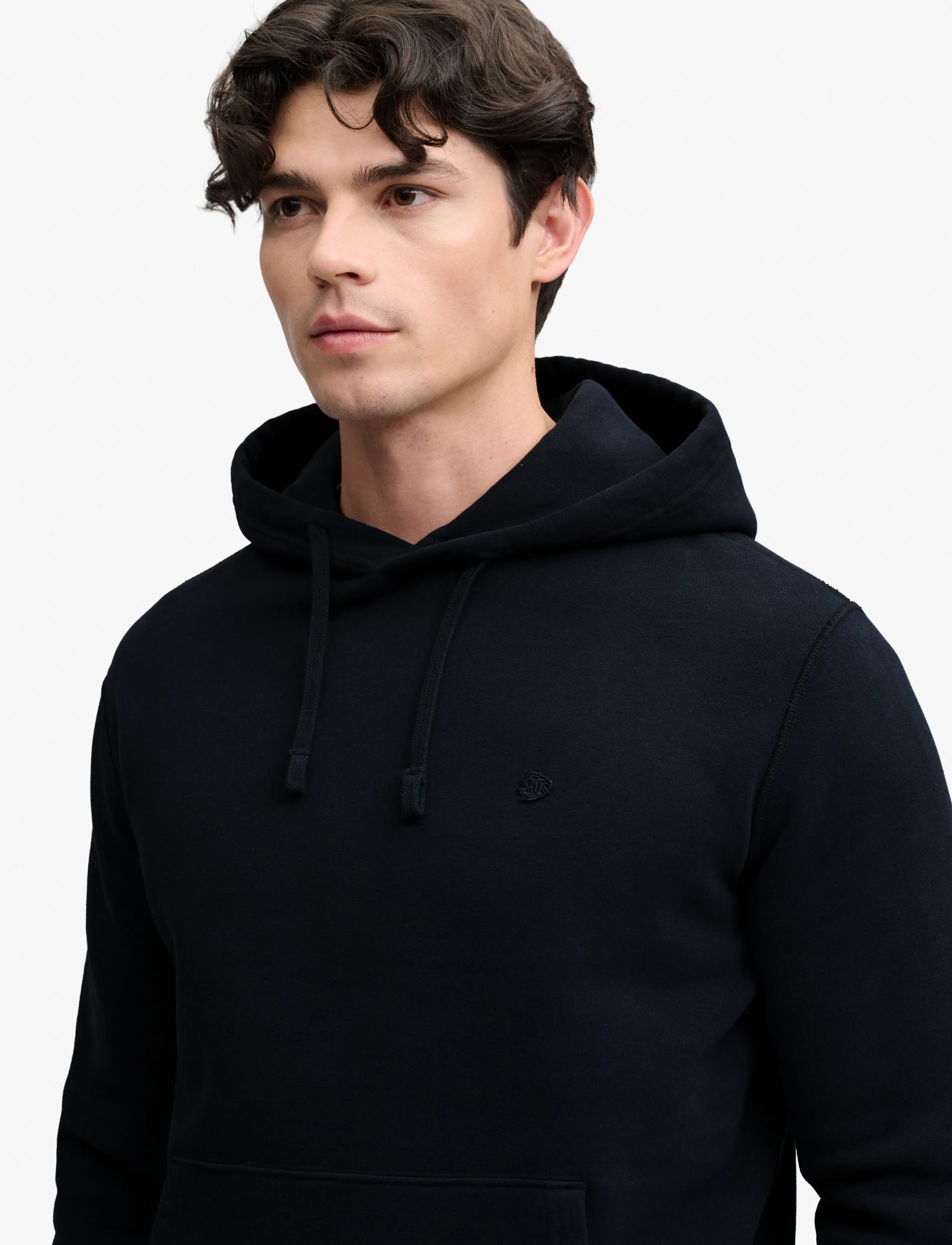 Superdry - ESSENTIAL SDCO LOGO HOOD - hoodies - dark navy - 4
