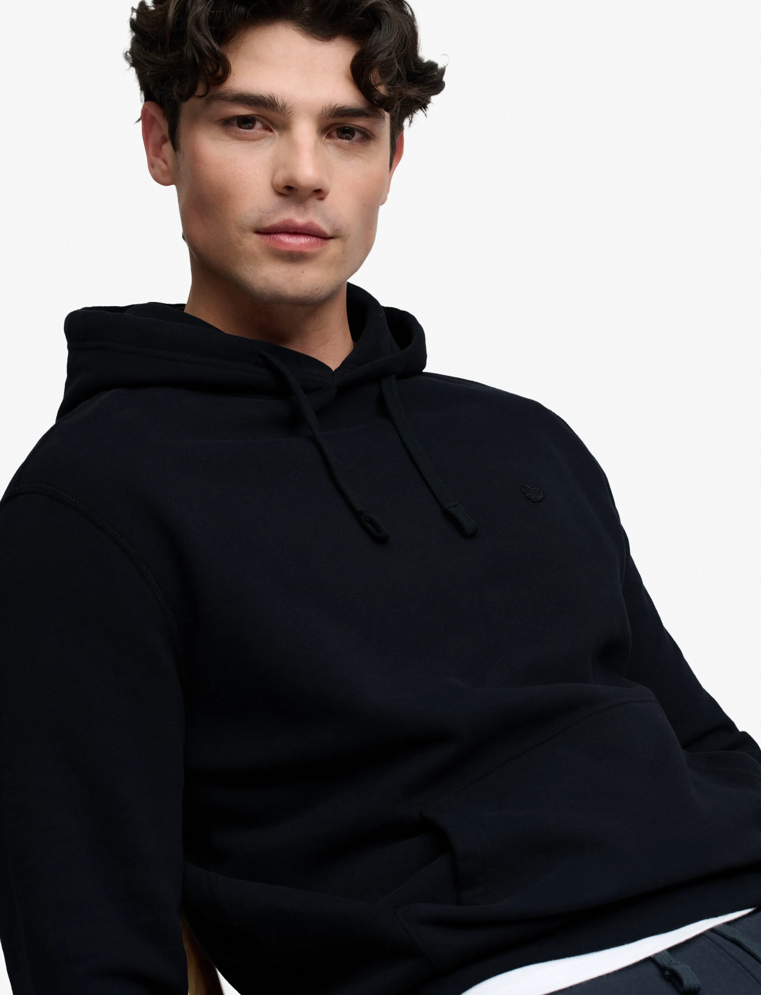 Superdry - ESSENTIAL SDCO LOGO HOOD - hoodies - dark navy - 5