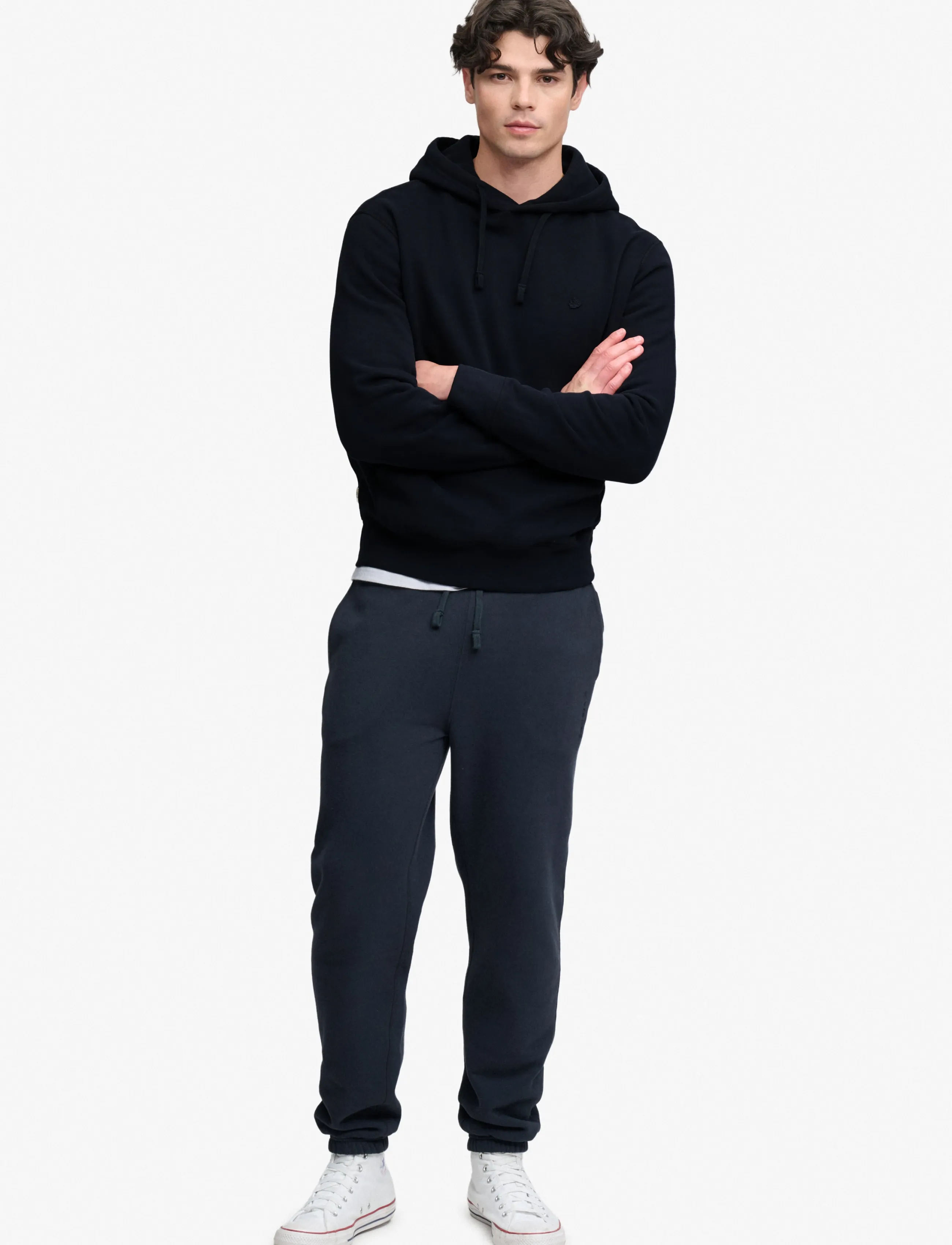 Superdry - ESSENTIAL SDCO LOGO HOOD - hoodies - dark navy - 5