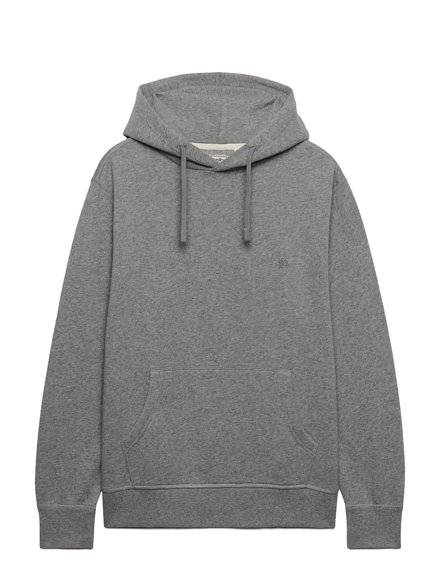 Superdry - ESSENTIAL SDCO LOGO HOOD - kapuutsiga pusad - dark vintage grey marl - 1