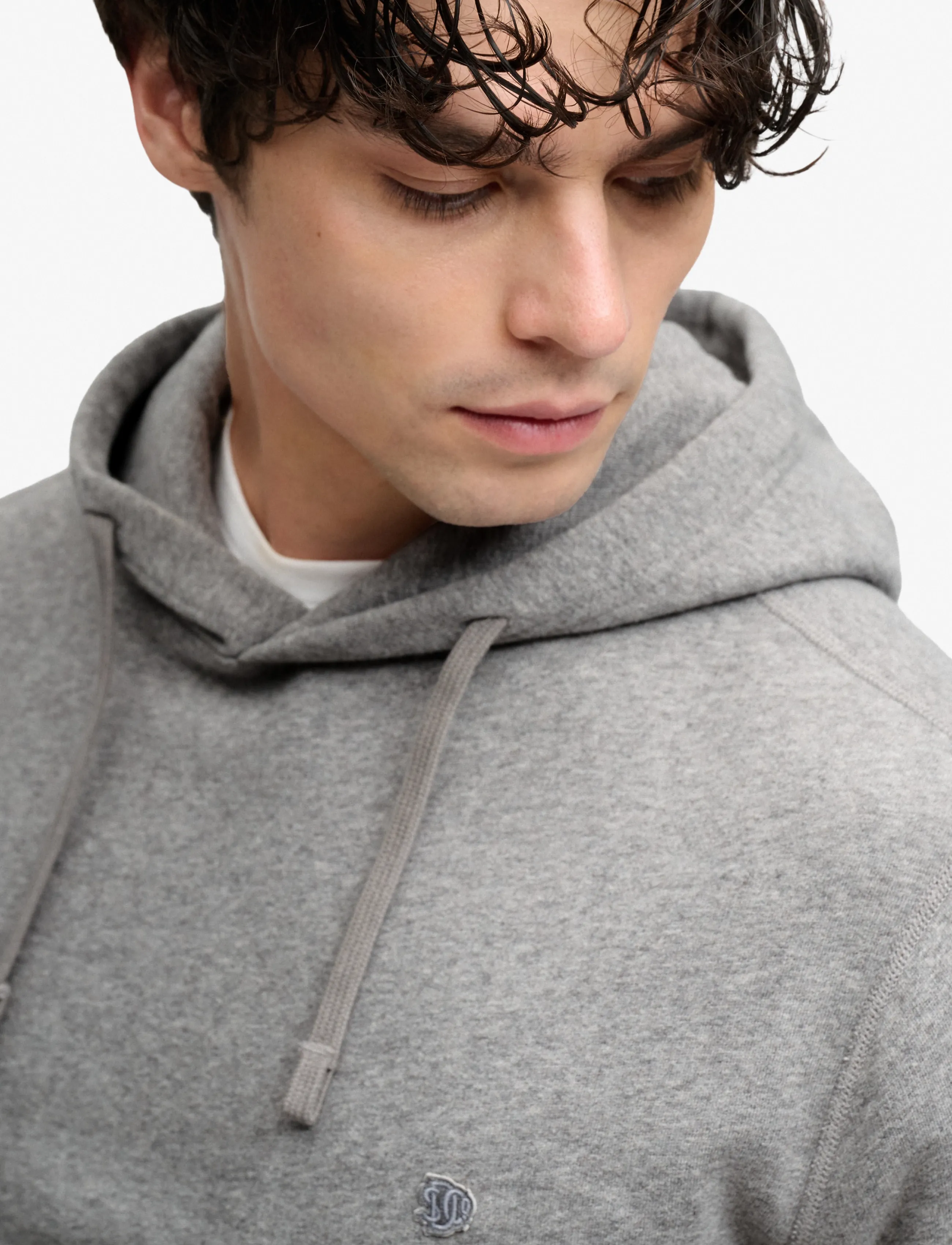 Superdry - ESSENTIAL SDCO LOGO HOOD - kapuutsiga pusad - dark vintage grey marl - 4