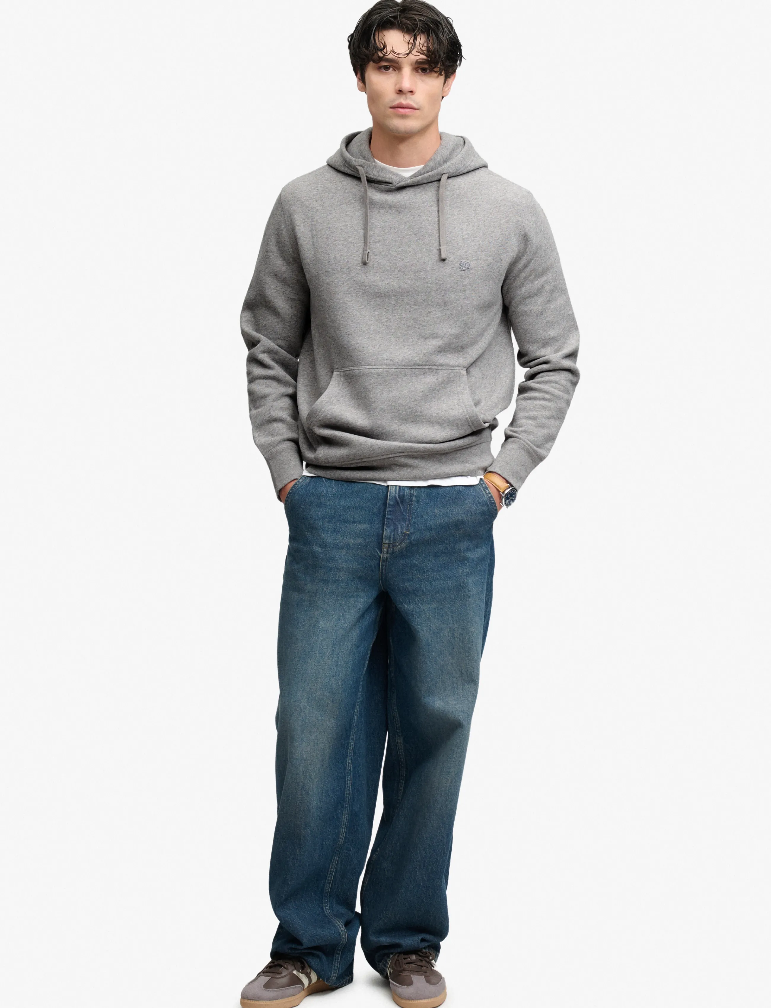 Superdry Essential Sdco Logo Hood hoodies herr – bild 5