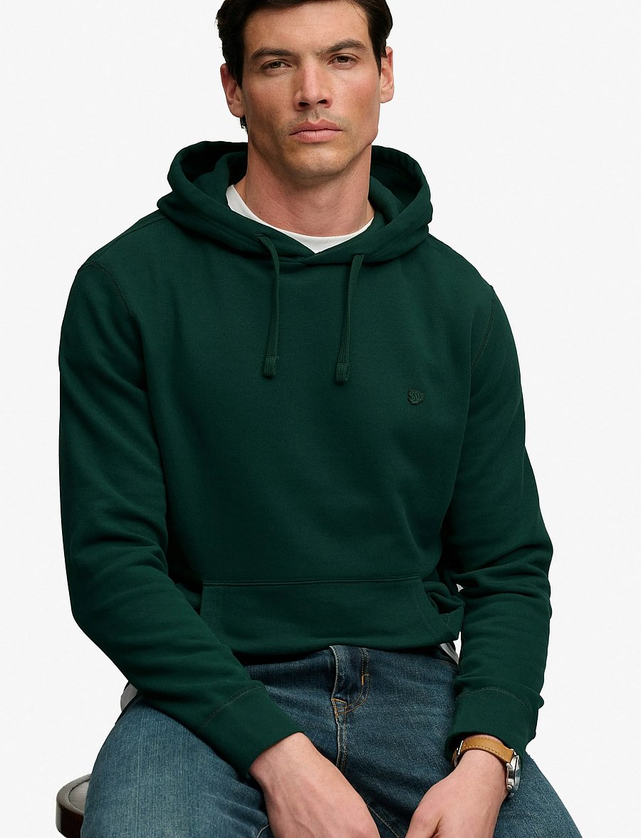 Superdry - ESSENTIAL SDCO LOGO HOOD - kapuutsiga pusad - varsity green - 5