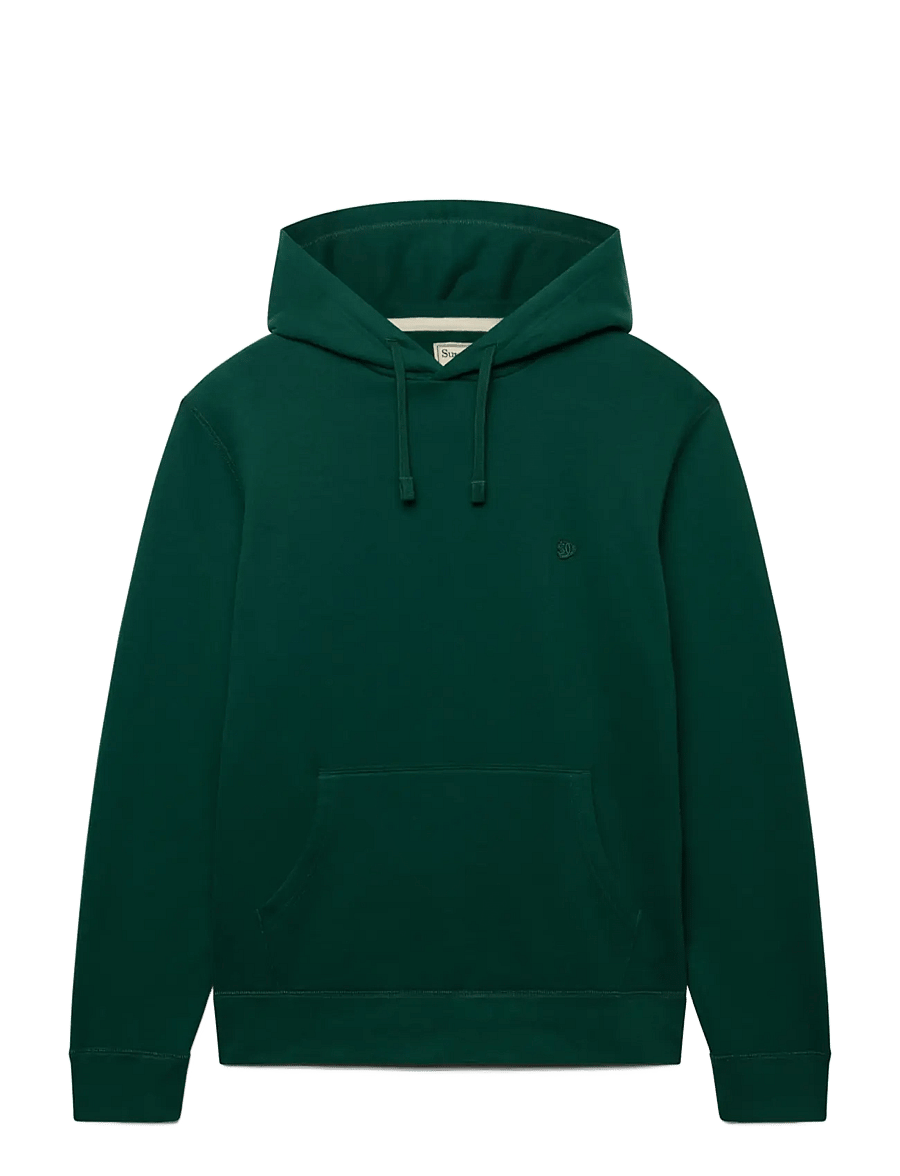 Superdry - ESSENTIAL SDCO LOGO HOOD - kapuutsiga pusad - varsity green - 2
