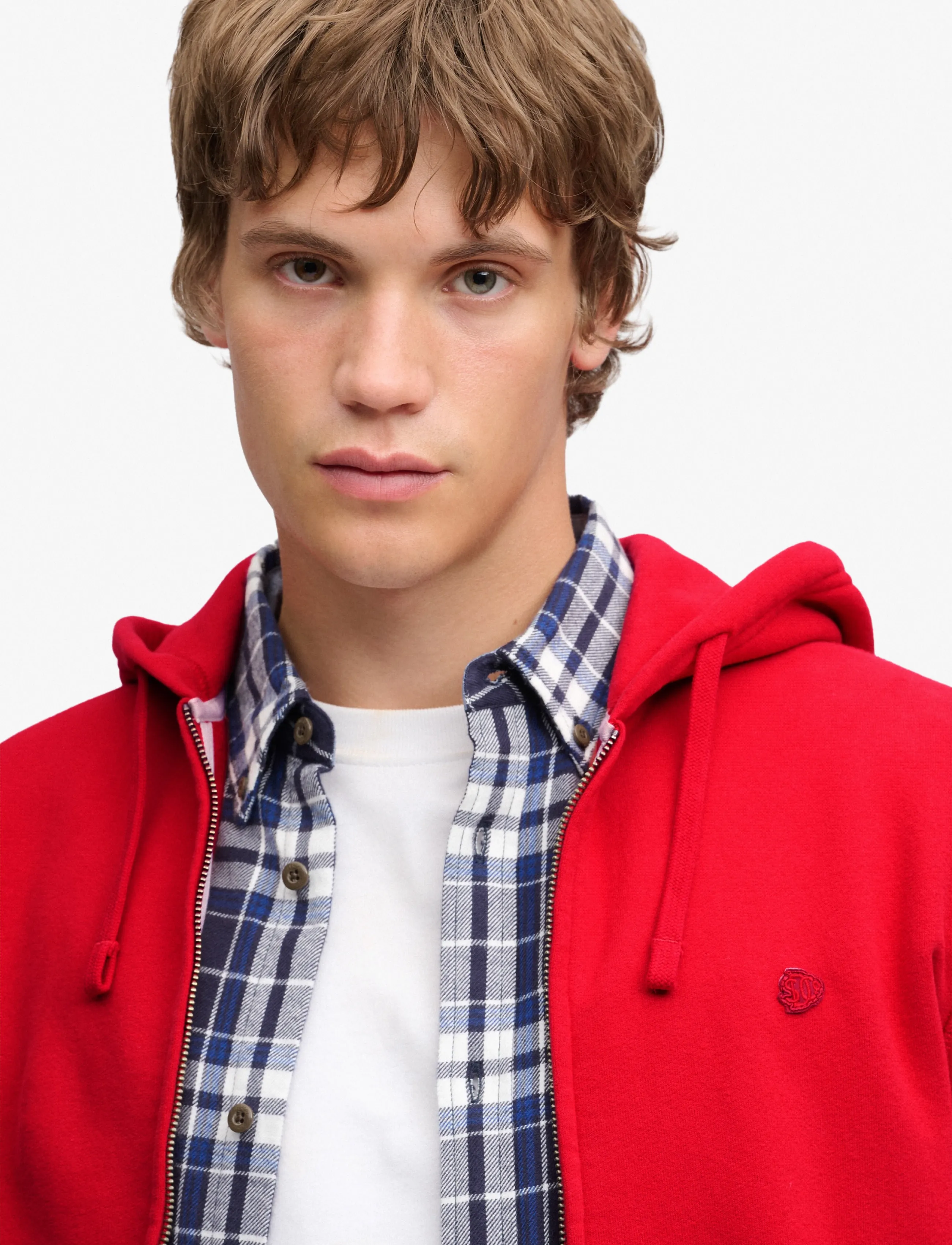 Superdry - ESSENTIAL SDCO LOGO ZIPHOOD - hoodies - base red - 3