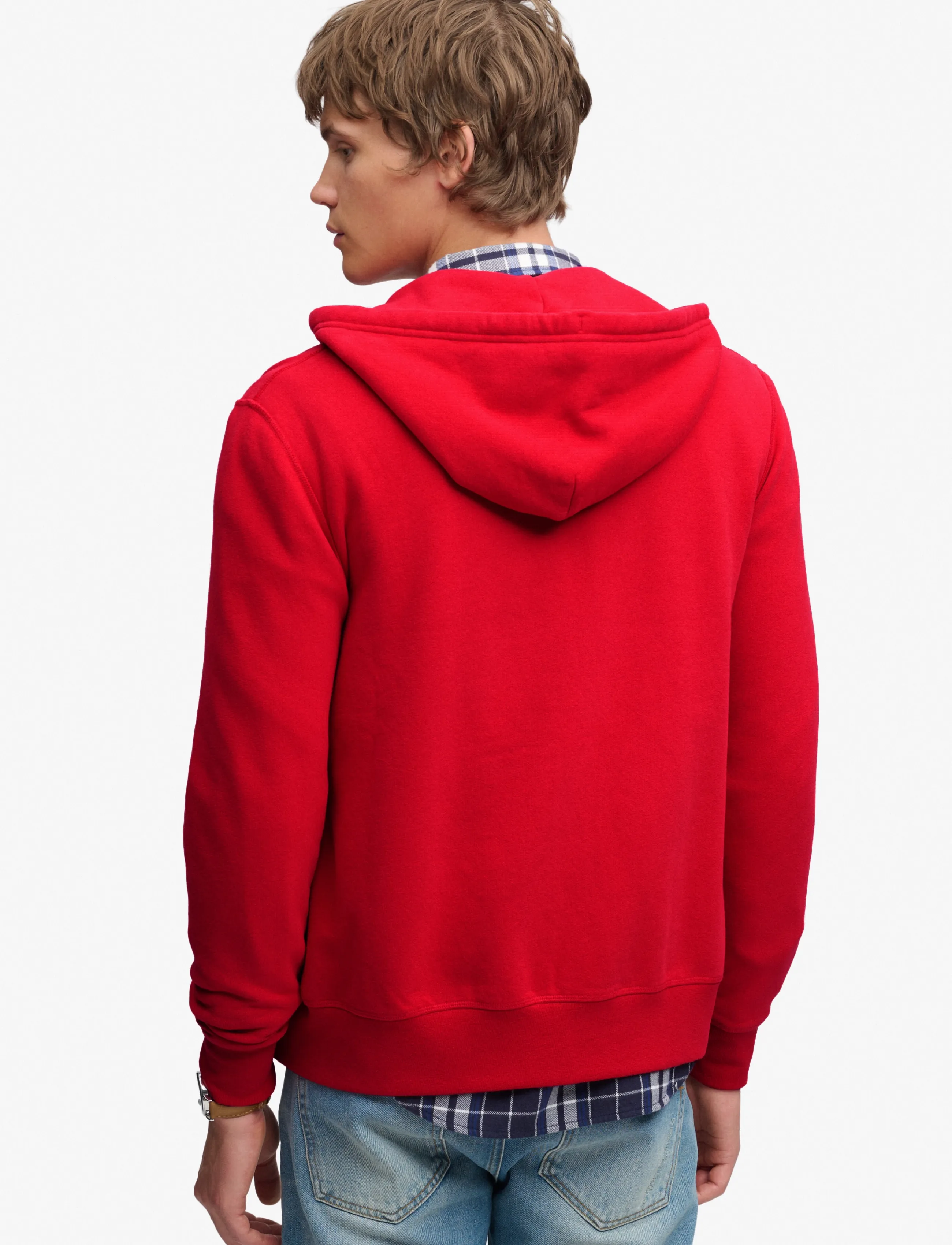 Superdry - ESSENTIAL SDCO LOGO ZIPHOOD - hoodies - base red - 5