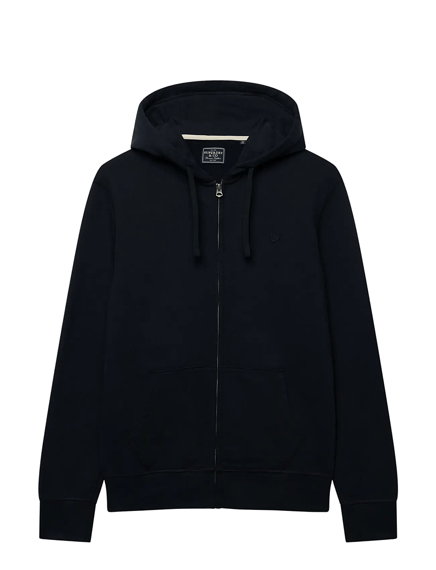 Superdry - ESSENTIAL SDCO LOGO ZIPHOOD - kapuutsiga pusad - dark navy - 1