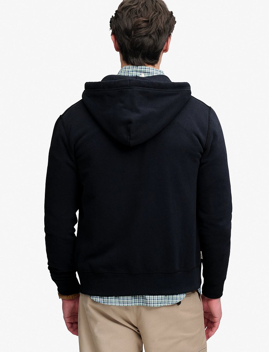 Superdry - ESSENTIAL SDCO LOGO ZIPHOOD - kapuutsiga pusad - dark navy - 4