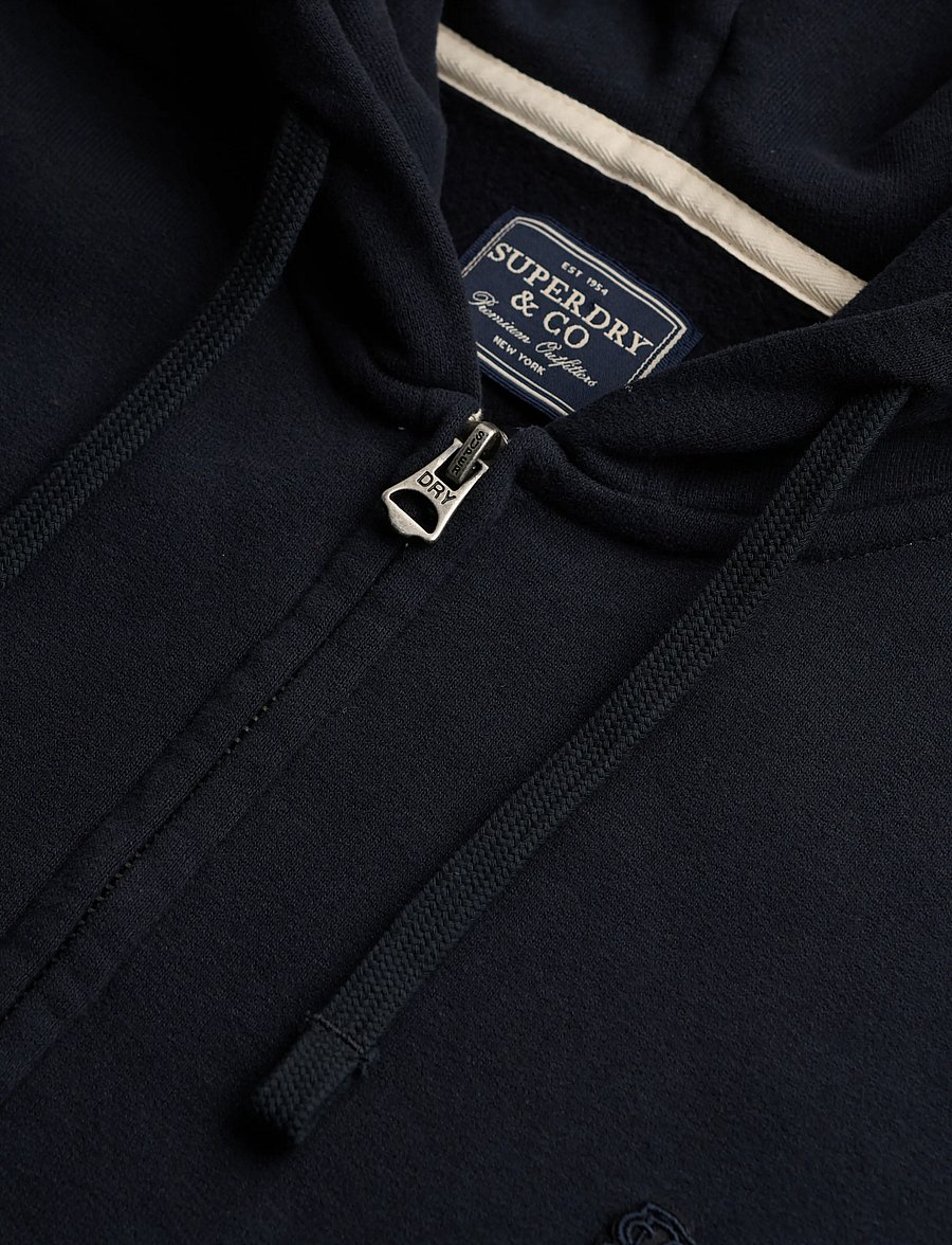 Superdry - ESSENTIAL SDCO LOGO ZIPHOOD - kapuutsiga pusad - dark navy - 5