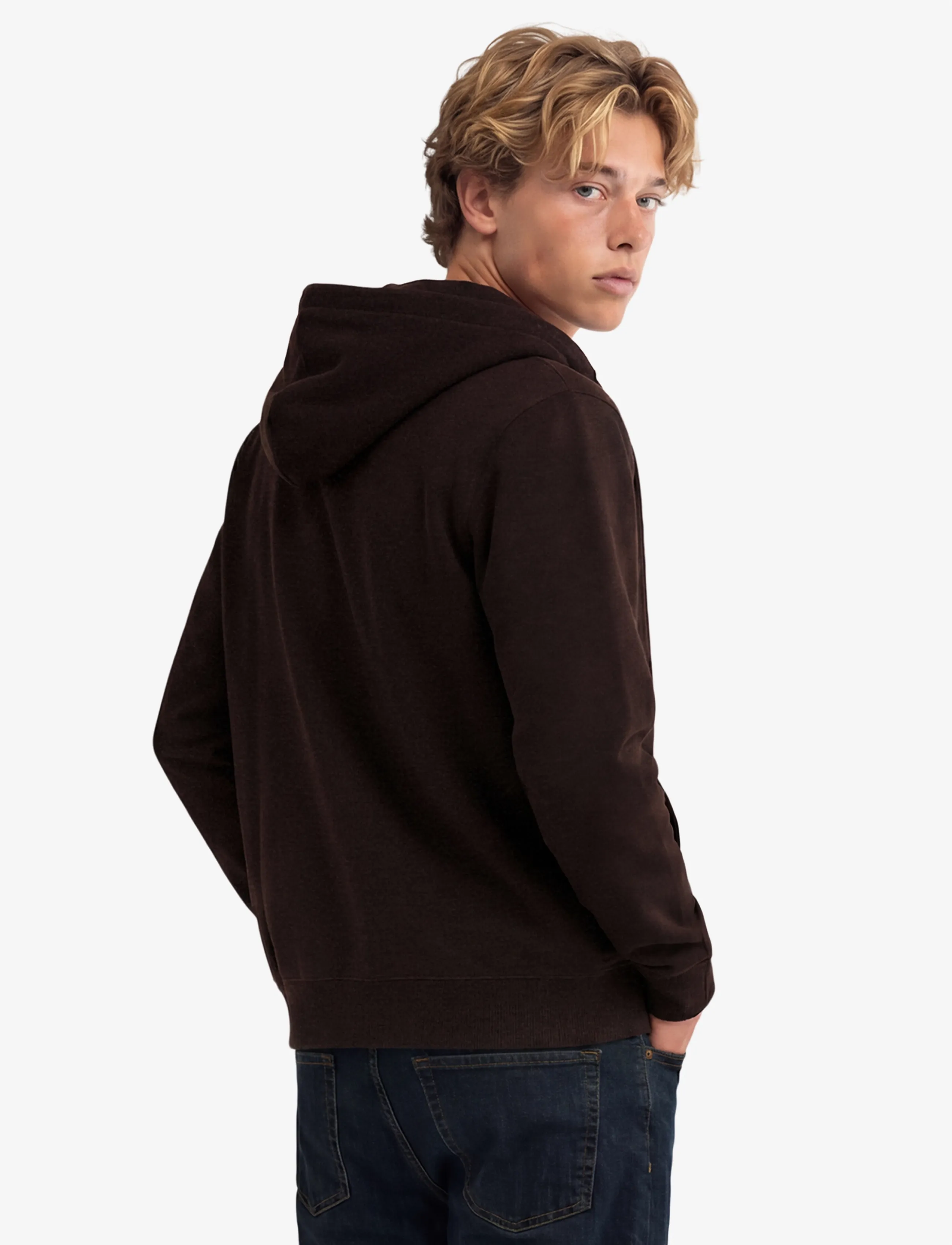 Superdry - ESSENTIAL SDCO LOGO ZIPHOOD - hoodies - heritage port marl - 2