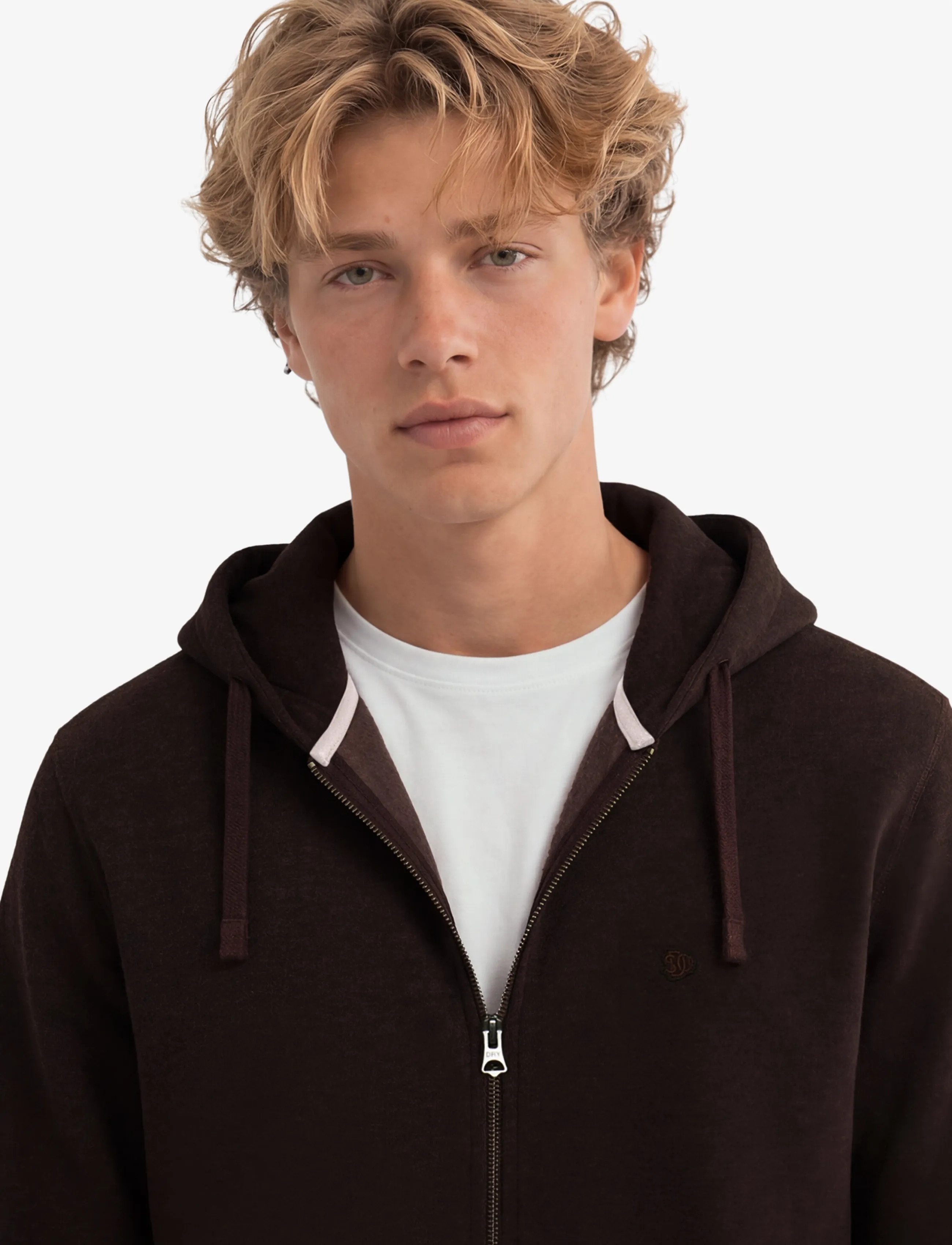 Superdry - ESSENTIAL SDCO LOGO ZIPHOOD - hoodies - heritage port marl - 5