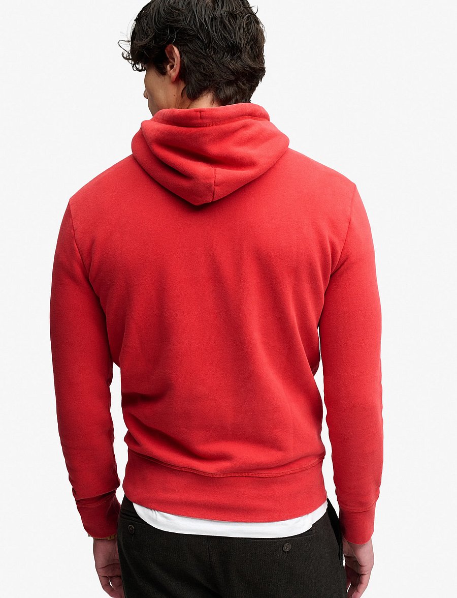 Superdry - 1954 COMPANY RELAXED HOOD - kapuzenpullover - base red - 3