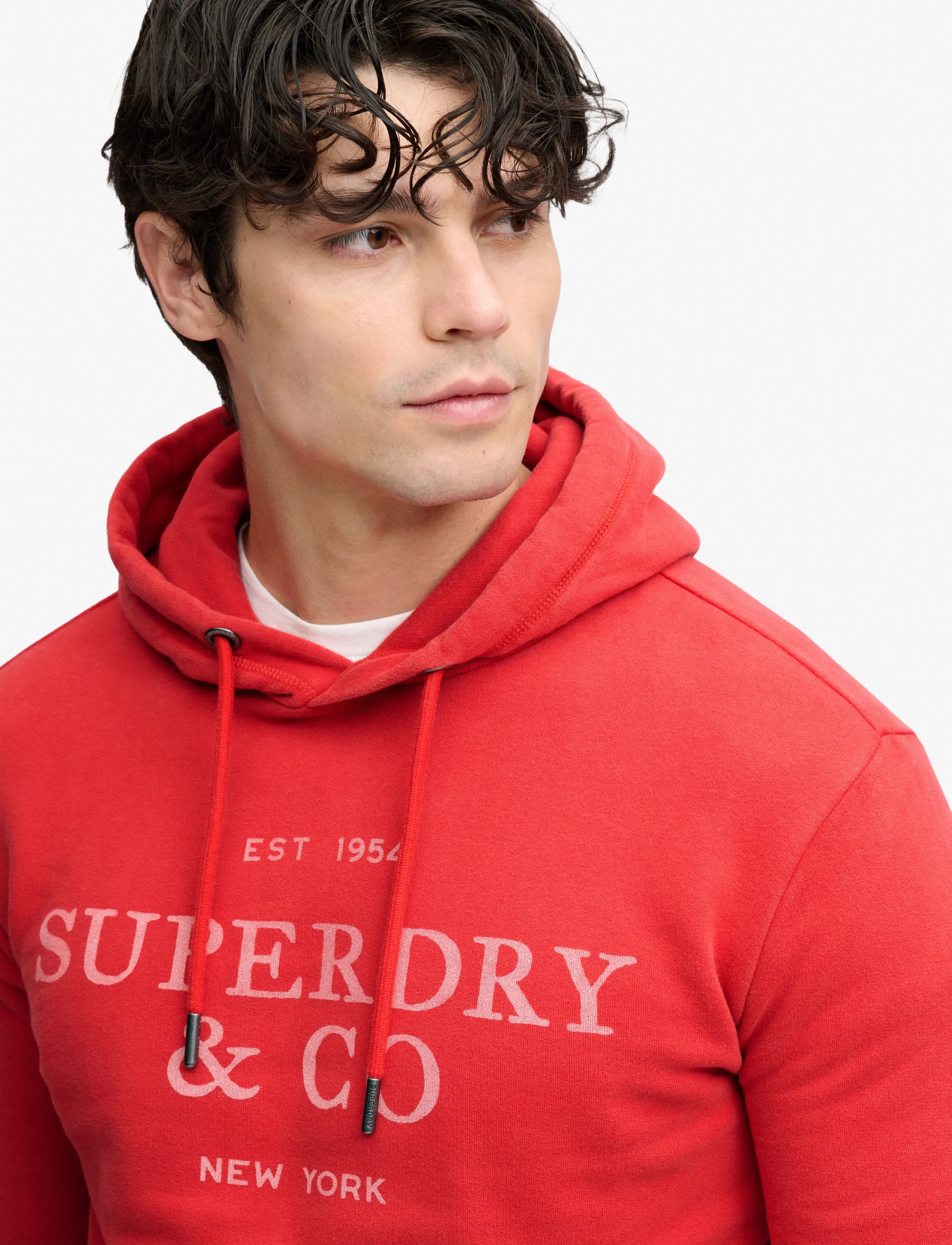 Superdry - 1954 COMPANY RELAXED HOOD - kapuzenpullover - base red - 4