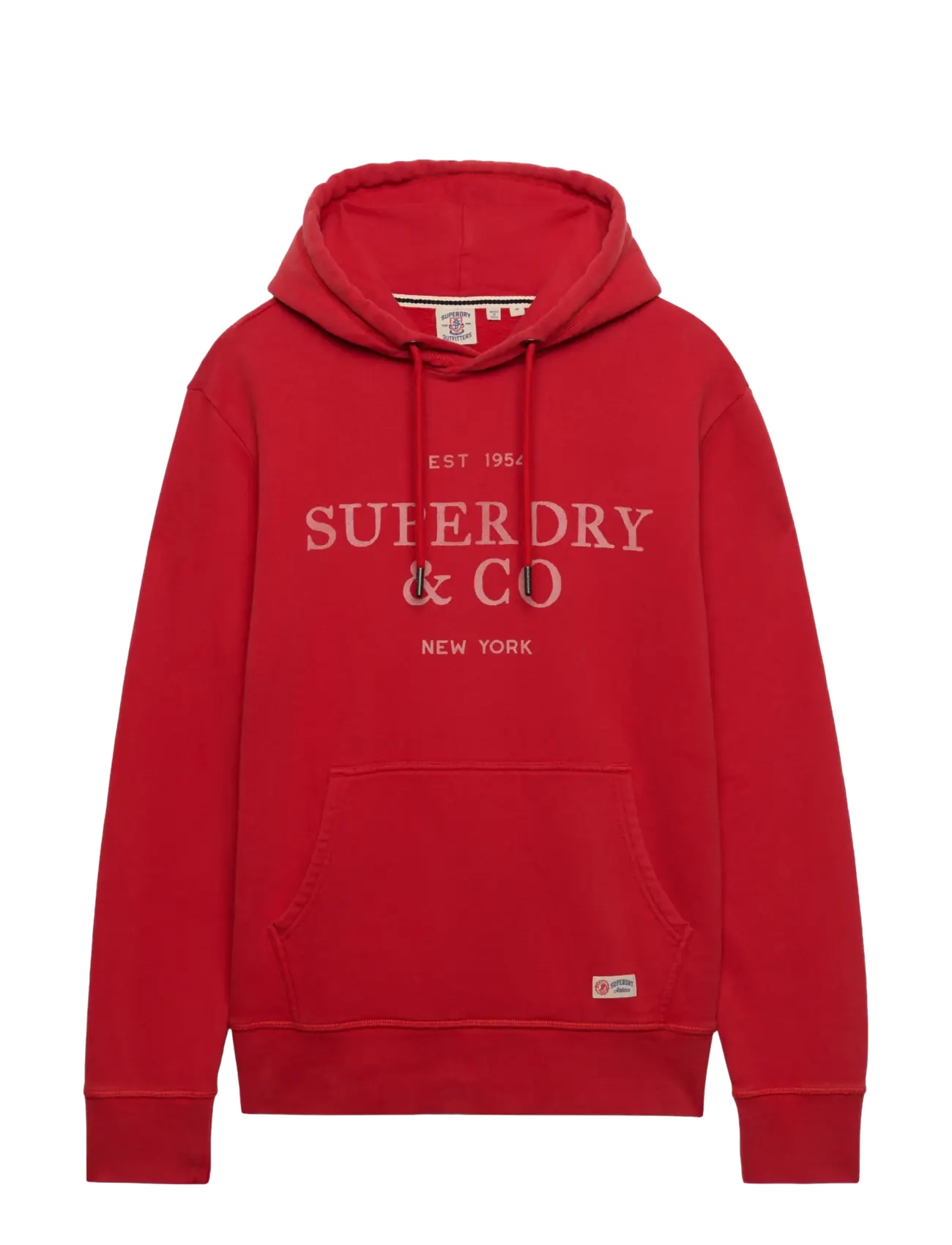 Superdry - 1954 COMPANY RELAXED HOOD - kapuzenpullover - base red - 2