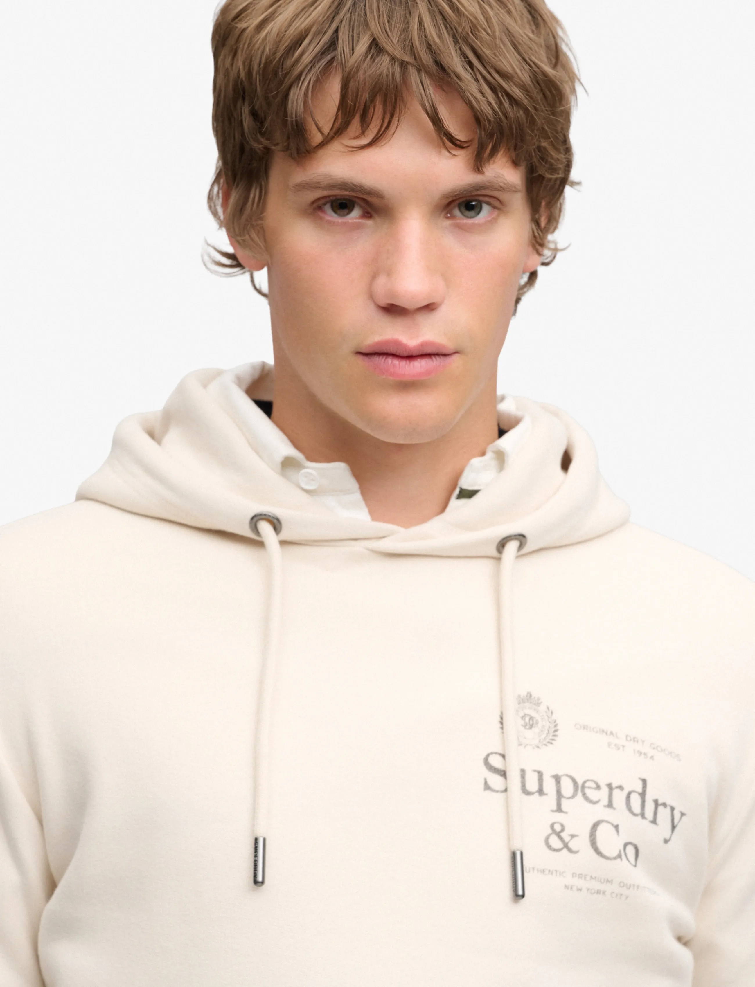 Superdry - 1954 COMPANY RELAXED HOOD - hoodies - birch - 5