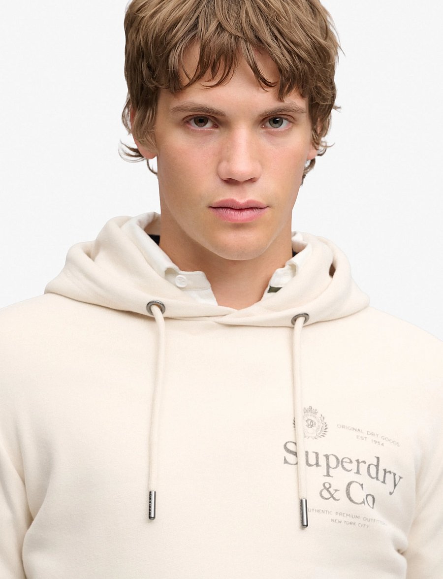 Superdry - 1954 COMPANY RELAXED HOOD - hoodies - birch - 5