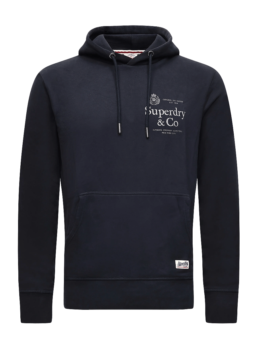 Superdry - 1954 COMPANY RELAXED HOOD - hættetrøjer - dark navy - 1